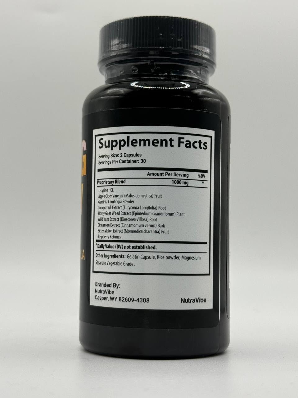 NutraVibe Strong Flow Prostate Support Capsules 60 Count