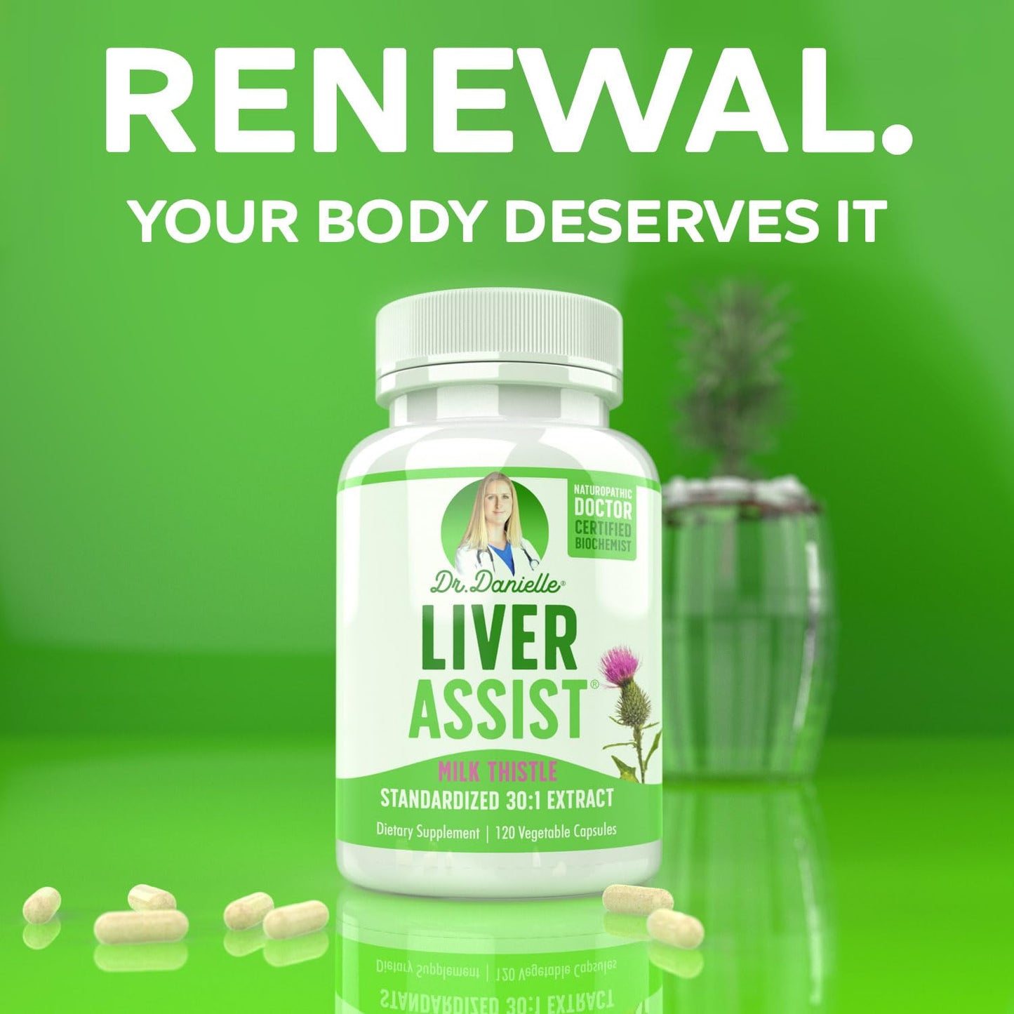 Doctor Danielle Liver Assist Capsules 120 Count