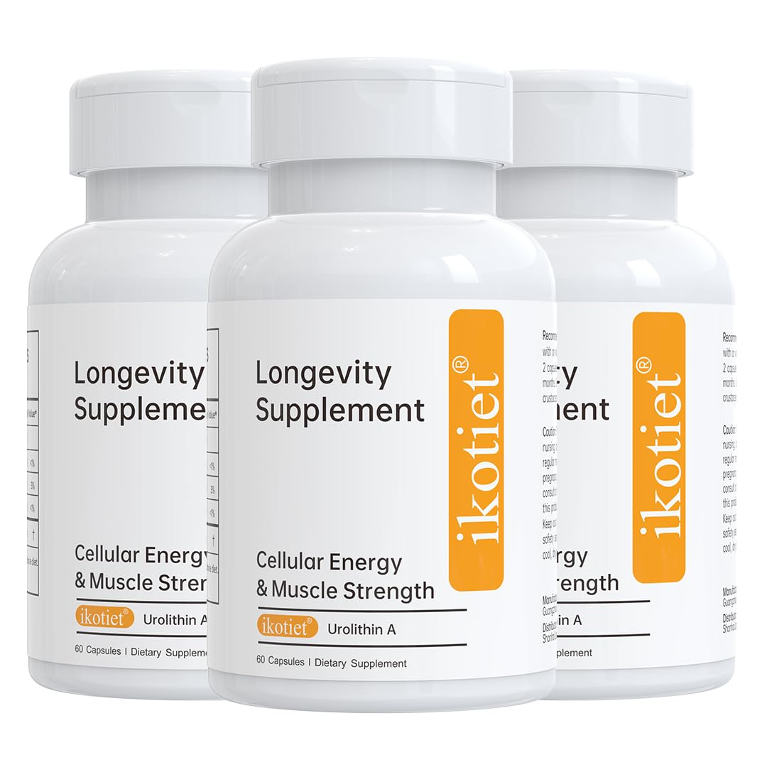 Ikotiet Urolithin A 500mg Capsules, 180 Capsules