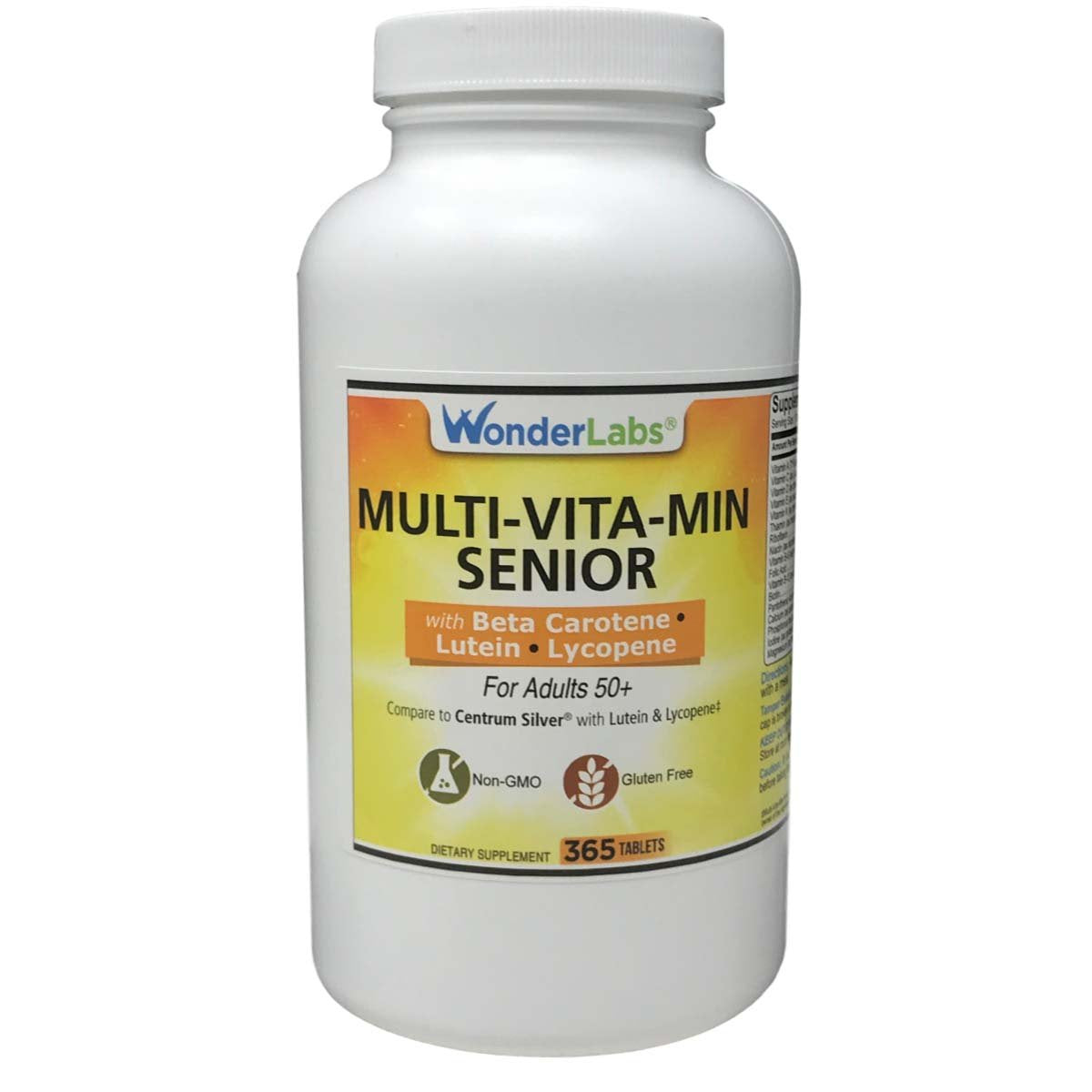 Wonder Laboratories Multi-Vitamin Multi-Mineral Tablet, 365 Tablets