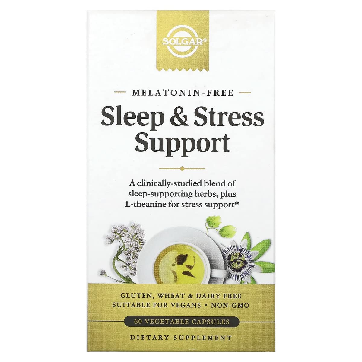 Solgar Sleep & Stress Support Capsule, 60 Capsules