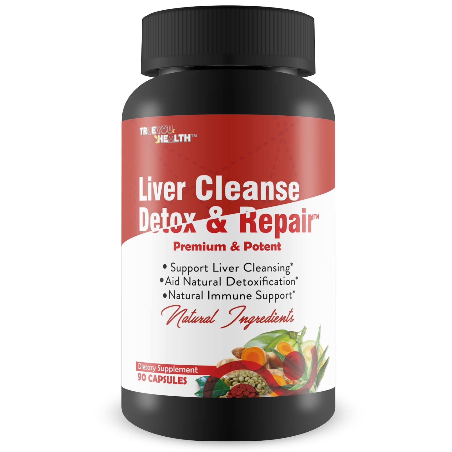 Generic Liver Cleanse Detox & Repair - Liver, Kidney & Colon Cleanse - Herbal Liver Support Capsule, 1 Count
