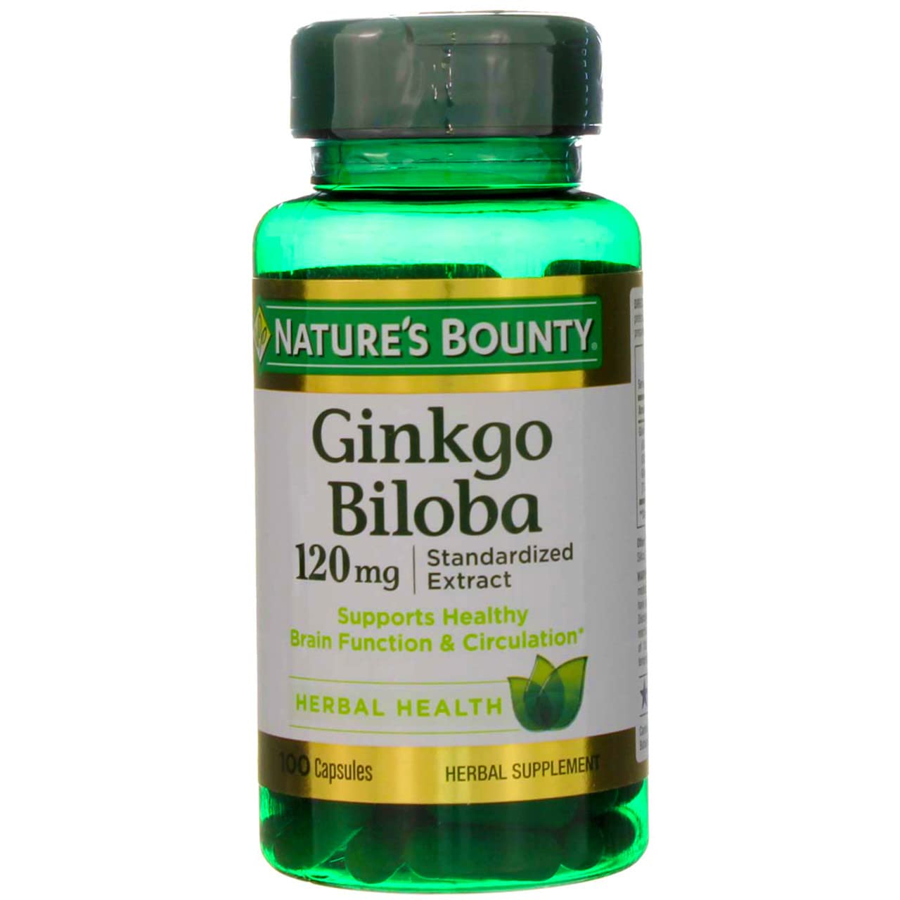 Nature's Bounty Ginkgo Biloba 120 mg Capsule 300 Count