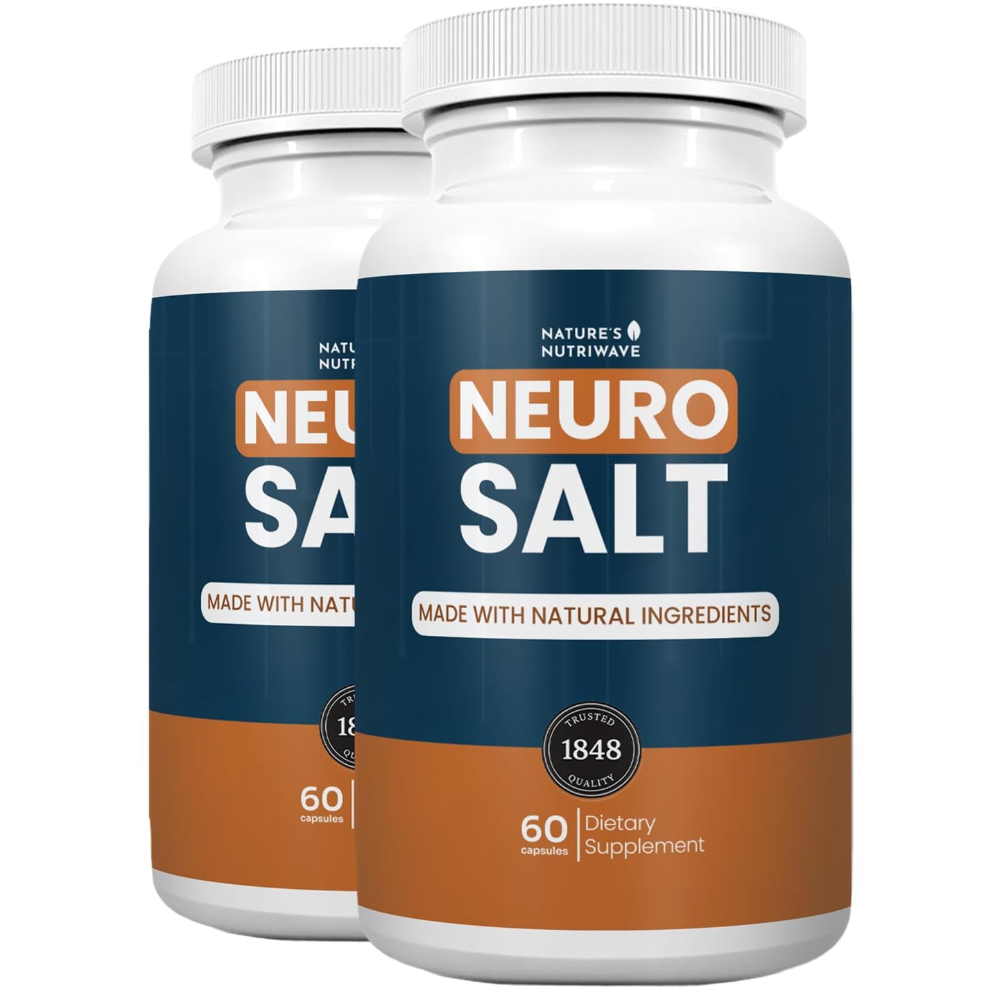 Nature’s NutriWave NeuroSalt Passionflower, Marshmallow & Corydalis Capsules, 120 Count