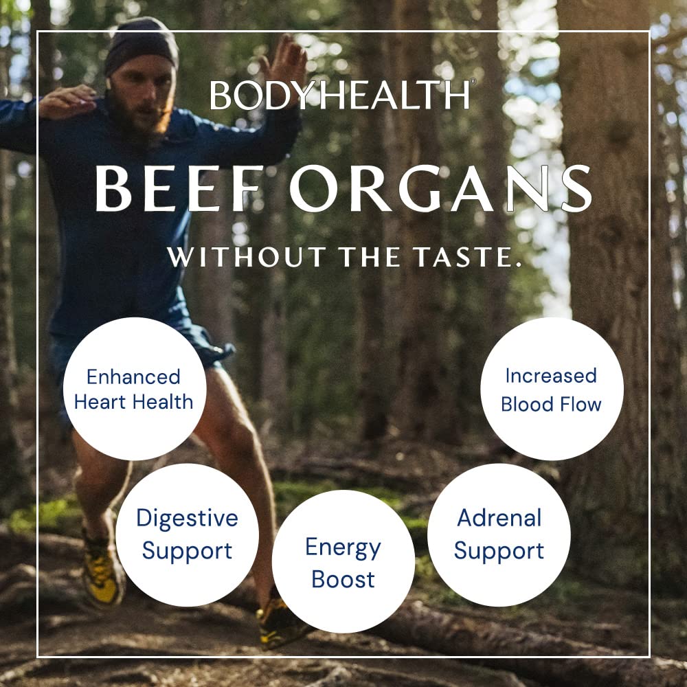 BodyHealth Organ+ Grass-Fed Glandular Organ Complex 150 Capsules