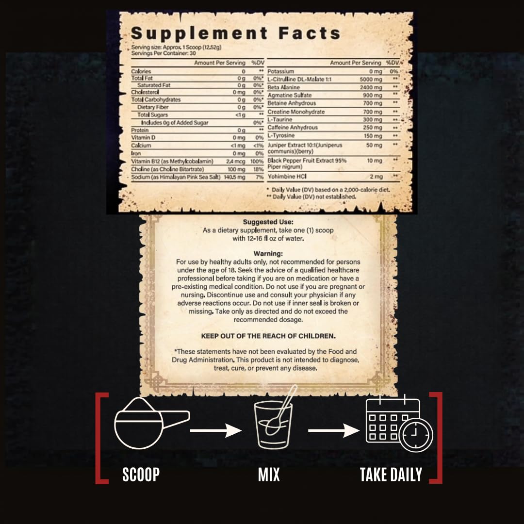 The Whey of The Lord Holy Power Preworkout Powder Supplement, 13.25 Ounces