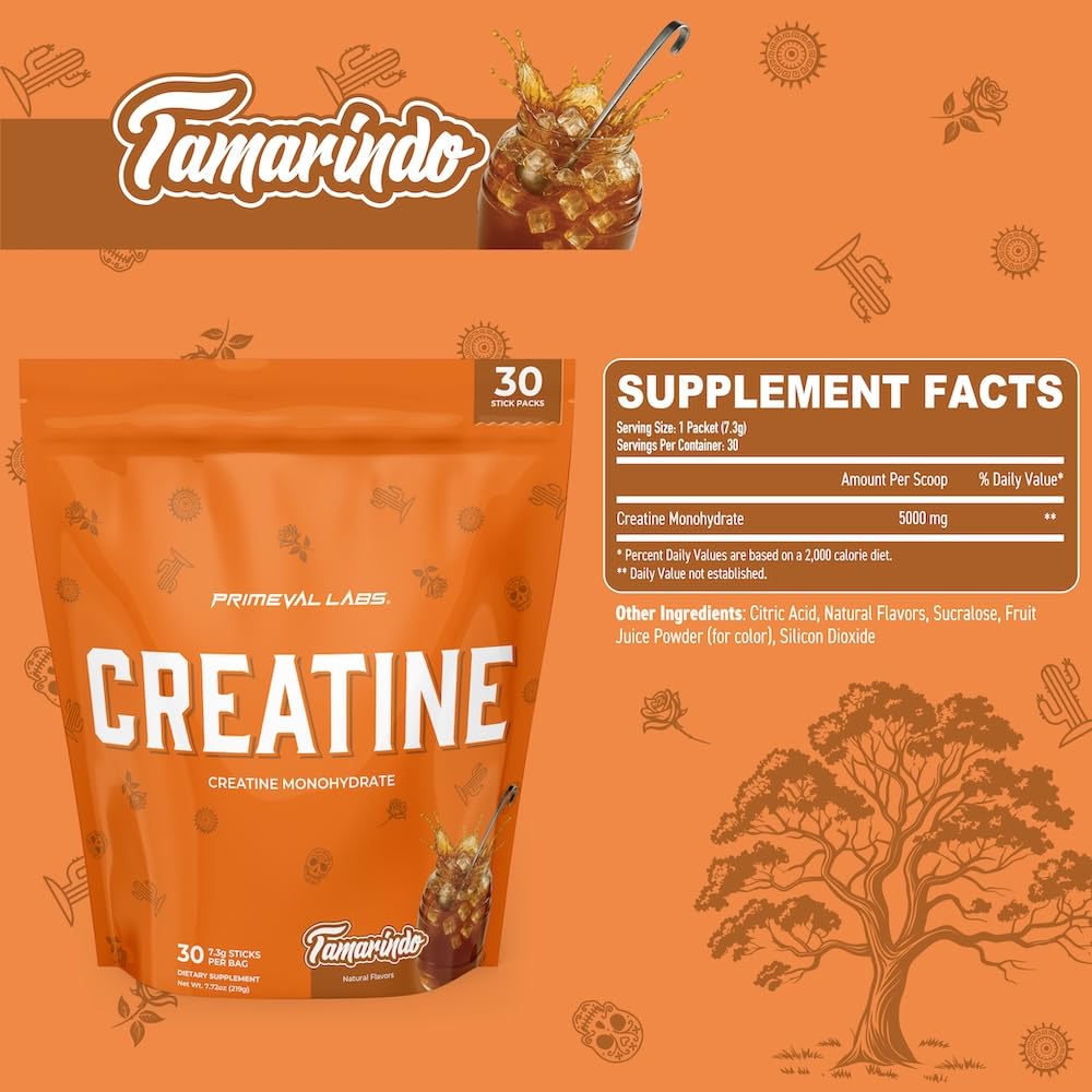 Primeval Labs Clean Creatine Monohydrate Powder 30 Servings