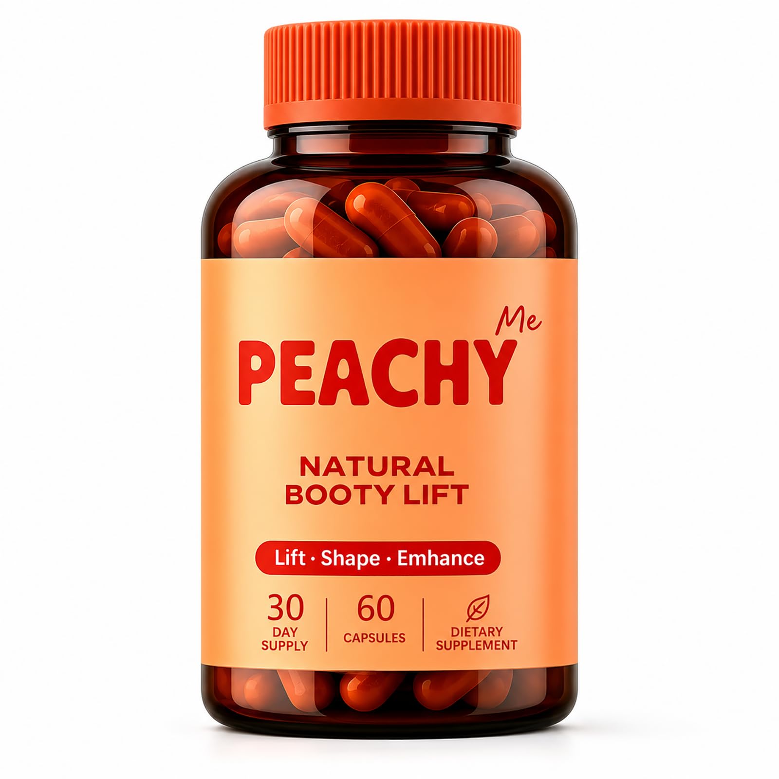 A Better You Peachy Me Curvy Support Capsules 60 Count