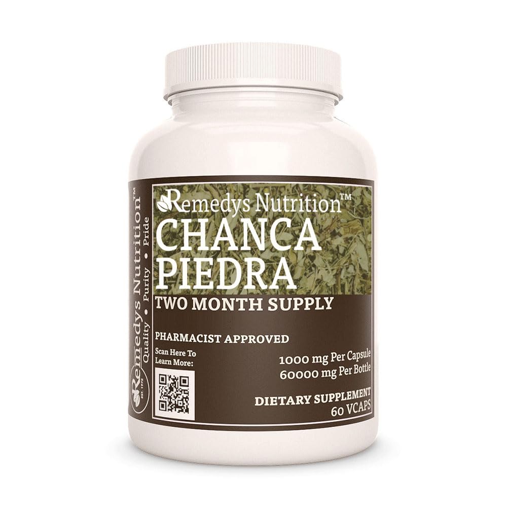 Remedy’s Nutrition Chanca Piedra 1000 mg 60 Capsules