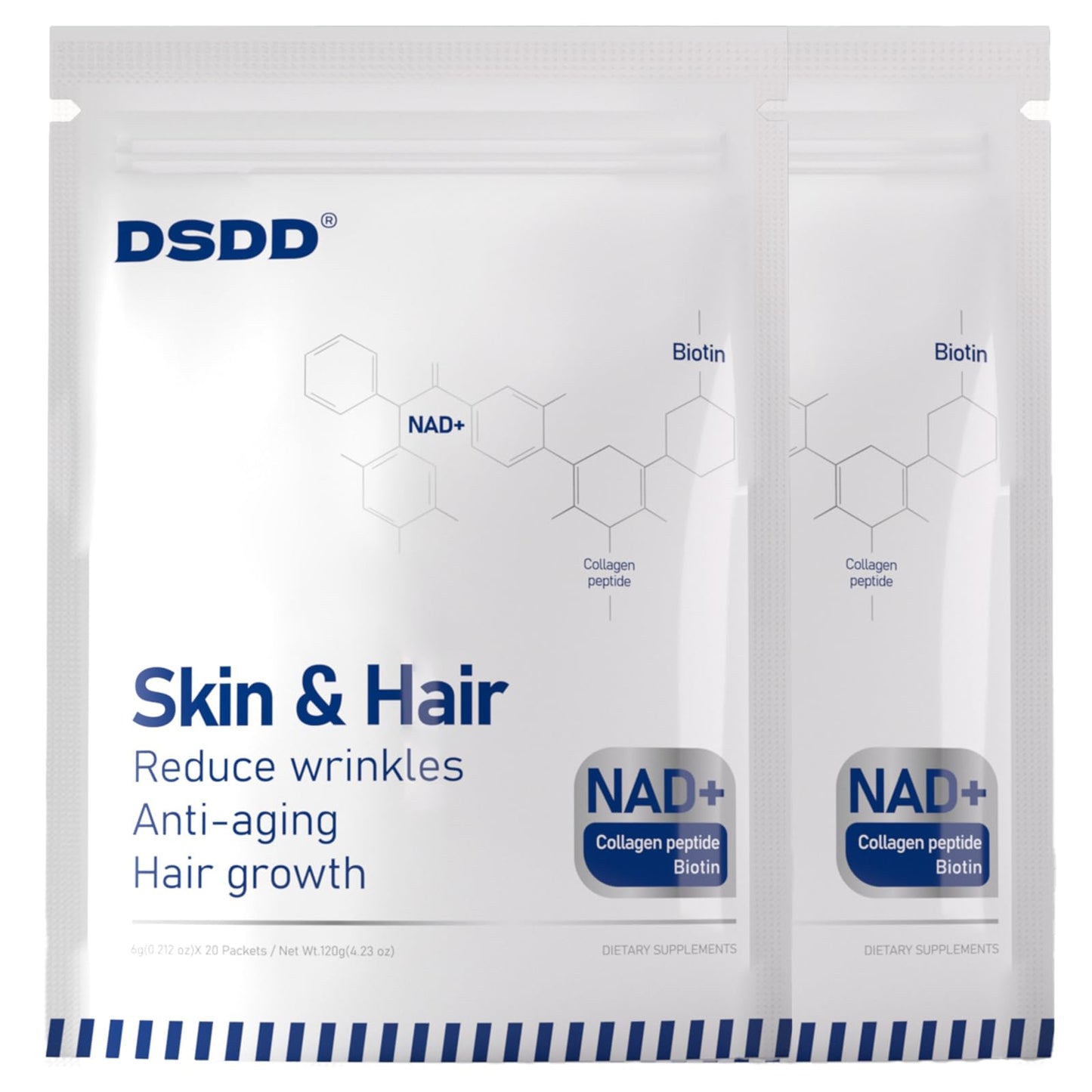DSDD Biotin Supplements Powder, 8.46 oz