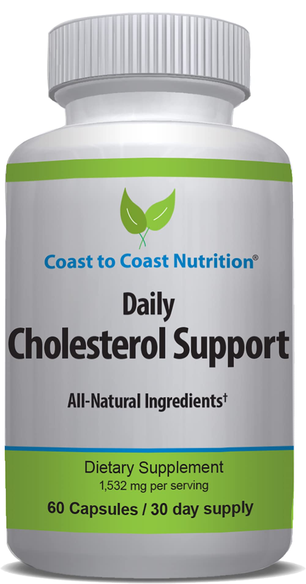 Coast to Coast Nutrition Cholesterol Support Supplement Capsule 60 Capsules