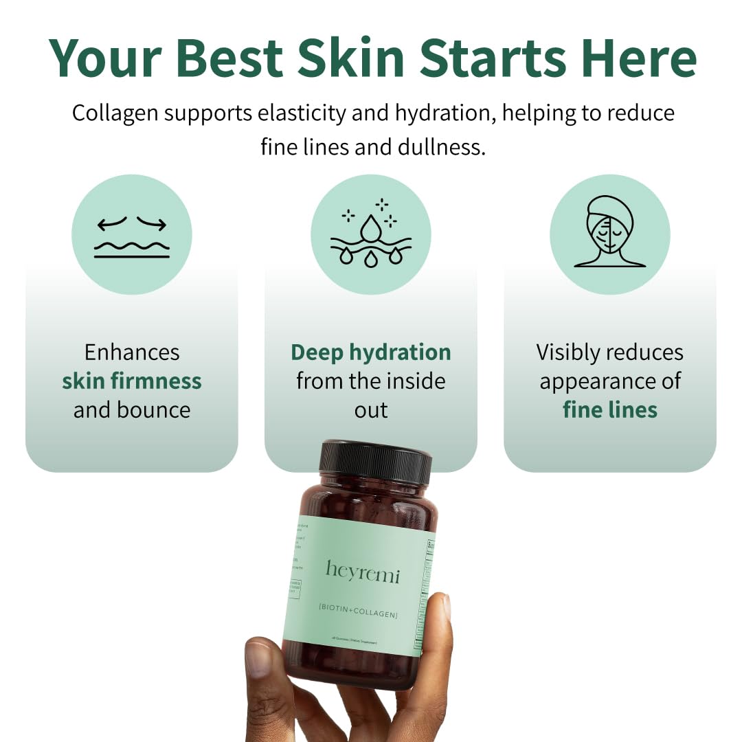 heyremi Advanced Biotin + Collagen, 60 Gummies
