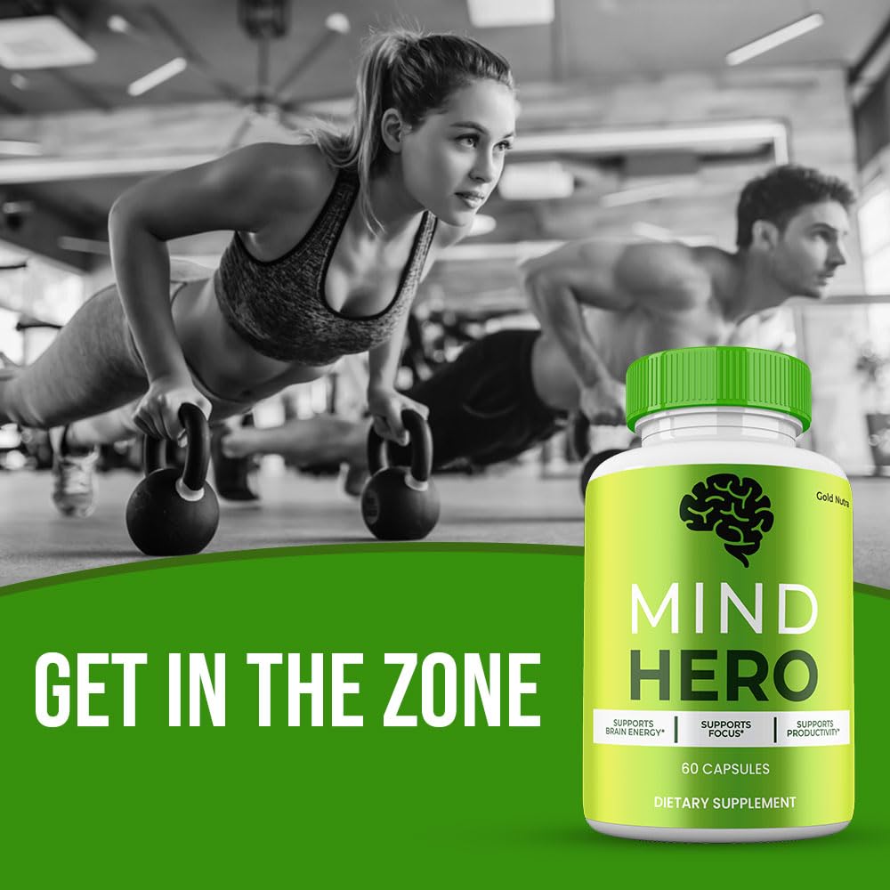 Gold Nutra Mind Hero Supplement Capsule, 2 Pack