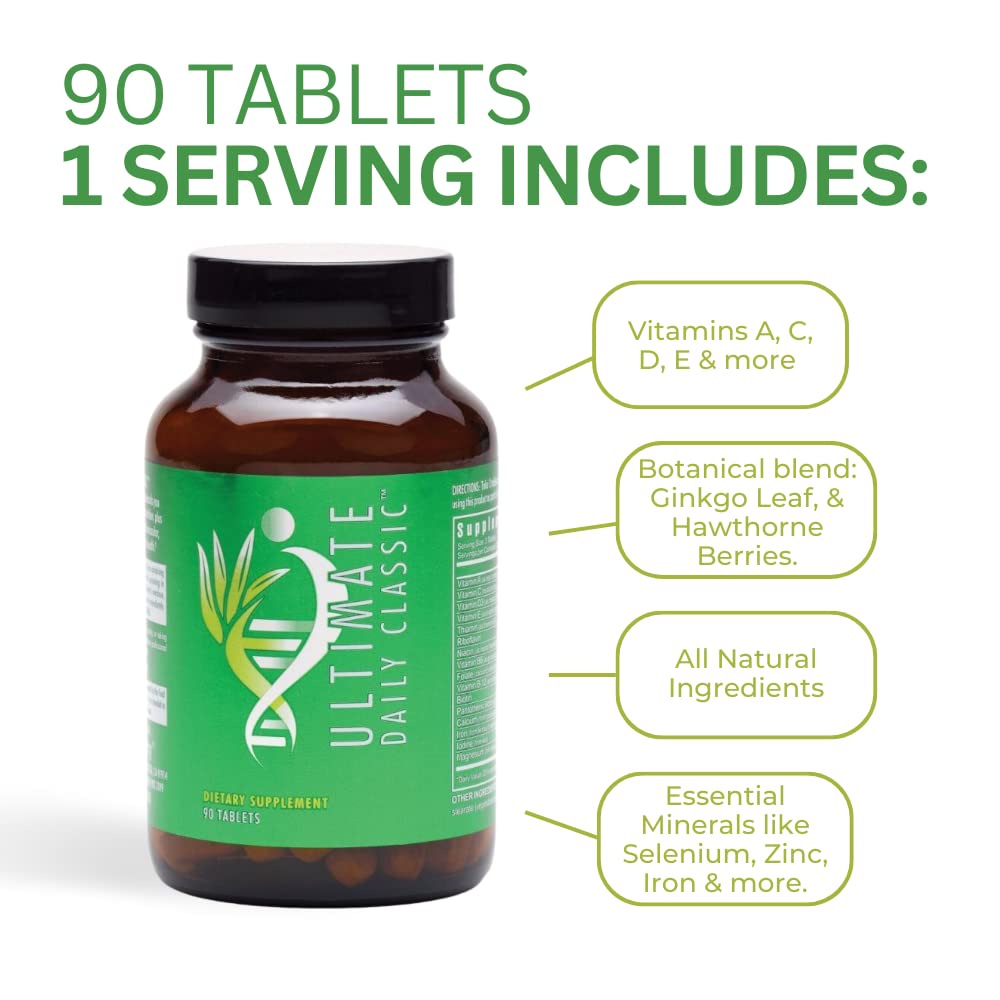 Youngevity Ultimate Daily Classic Multivitamin and Mineral 90 Tablets