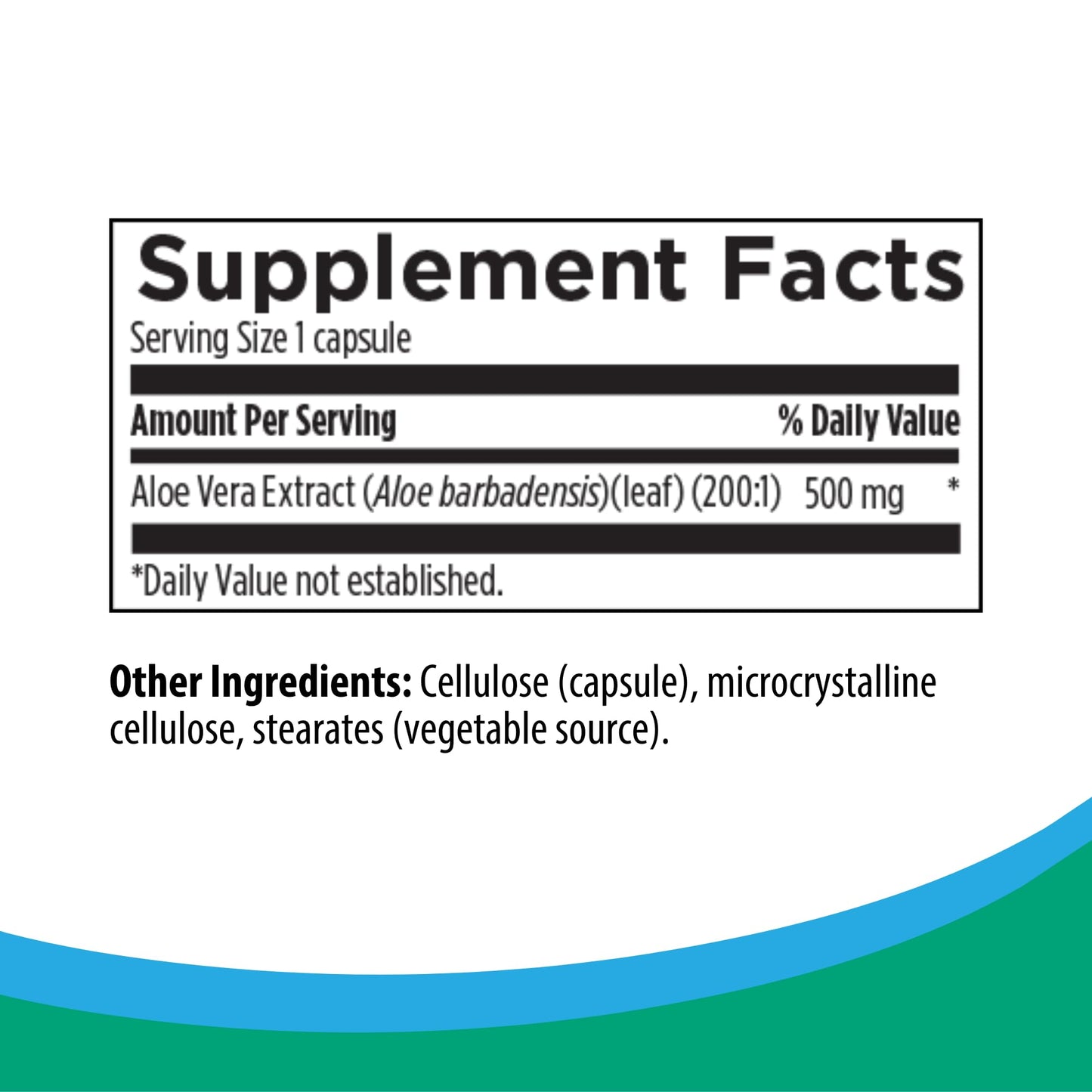 Rootcology Aloe Vera for GI Support 200:1 Whole Aloe Leaf Capsules, 60 Count