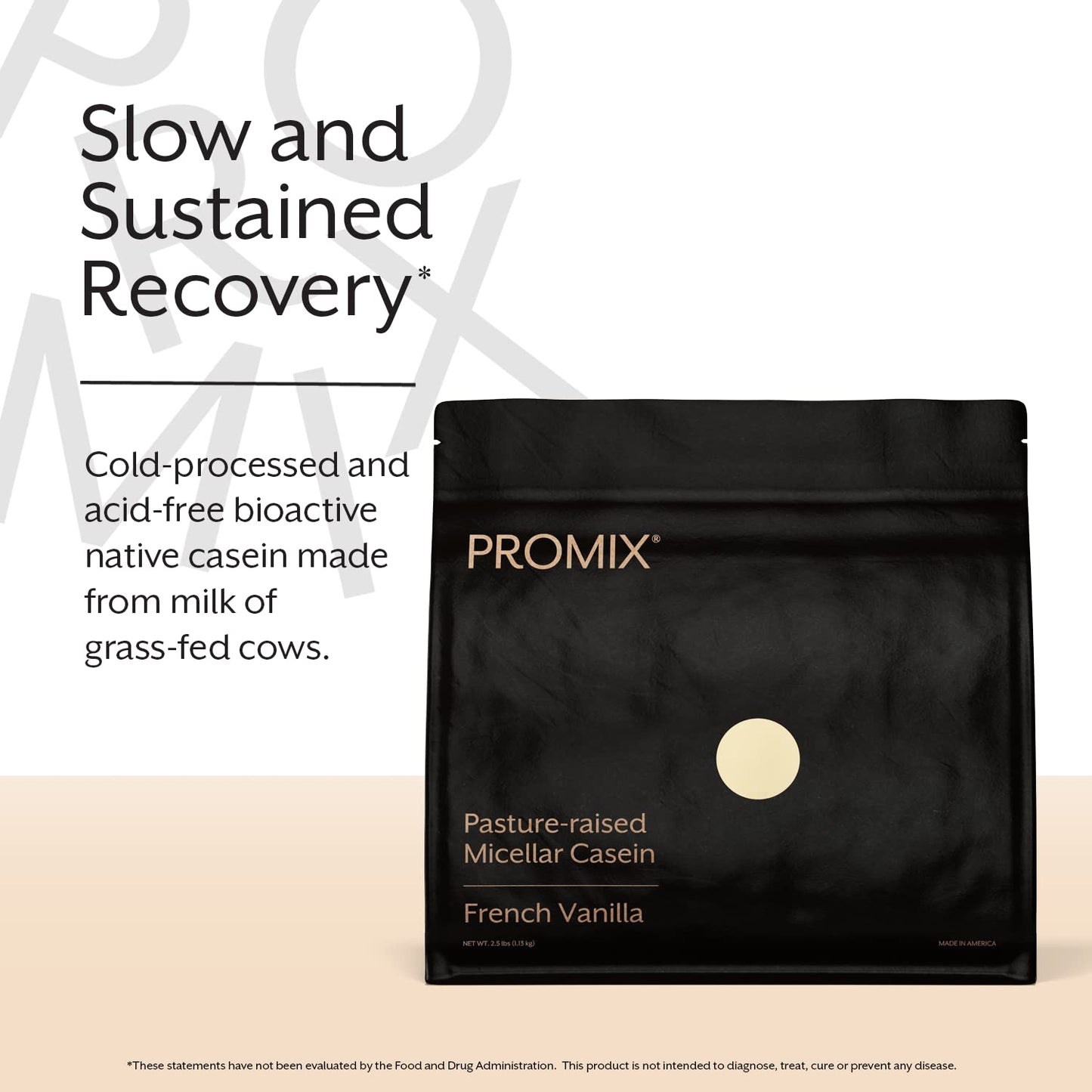 ProMix Nutrition Casein Protein Powder Vanilla 40 Servings