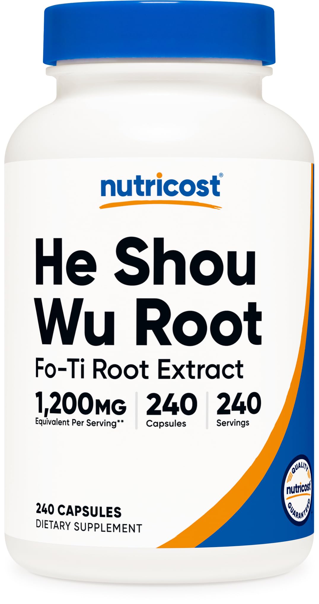 Nutricost He Shou Wu Root Supplement Capsules, 240 Count