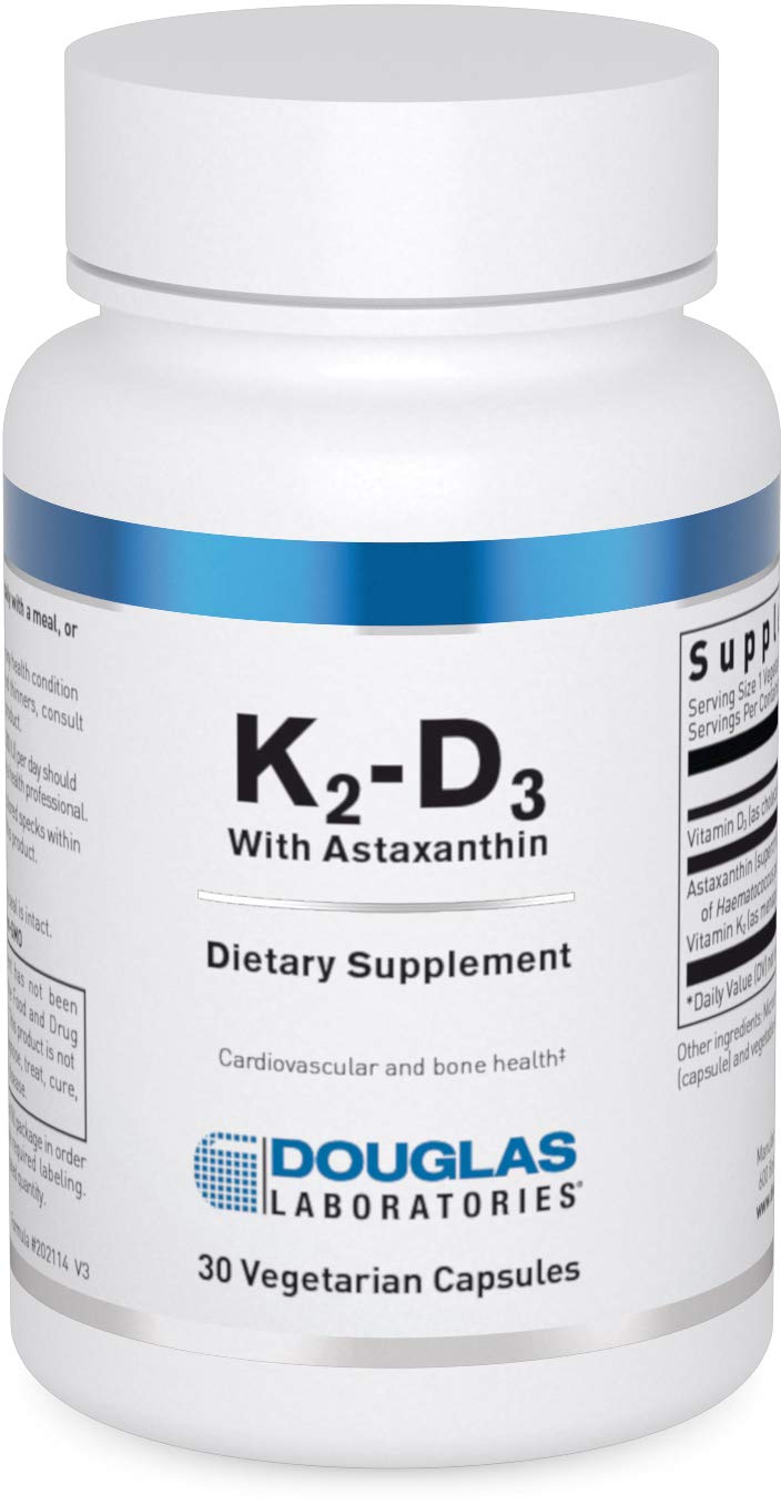 Douglas Laboratories K2-D3 with Astaxanthin 30 Capsules