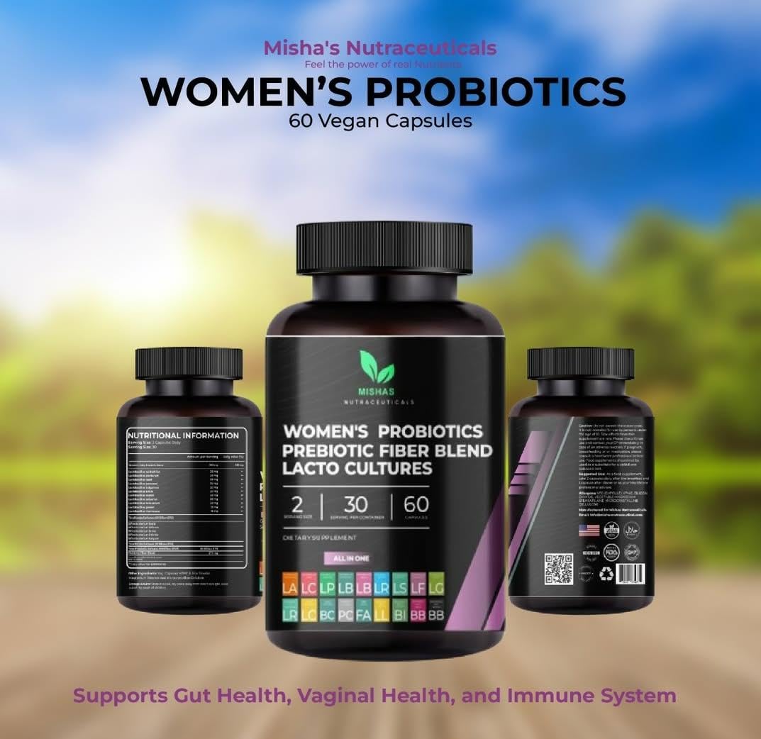 Mishas Probiotics for Women Capsules 60 Count