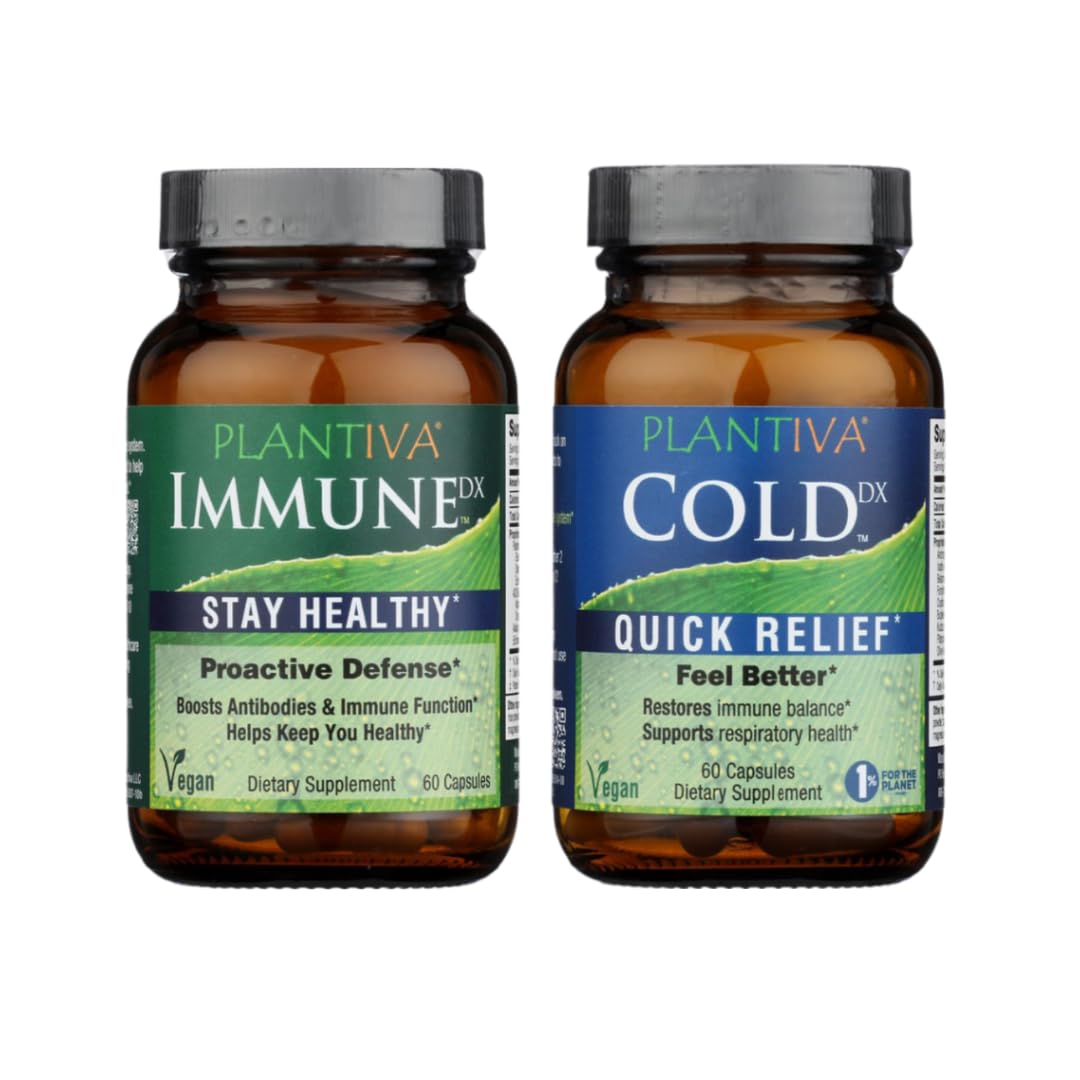 Plantiva ImmuneDx + ColdDx Herbal Formulas Capsule 1