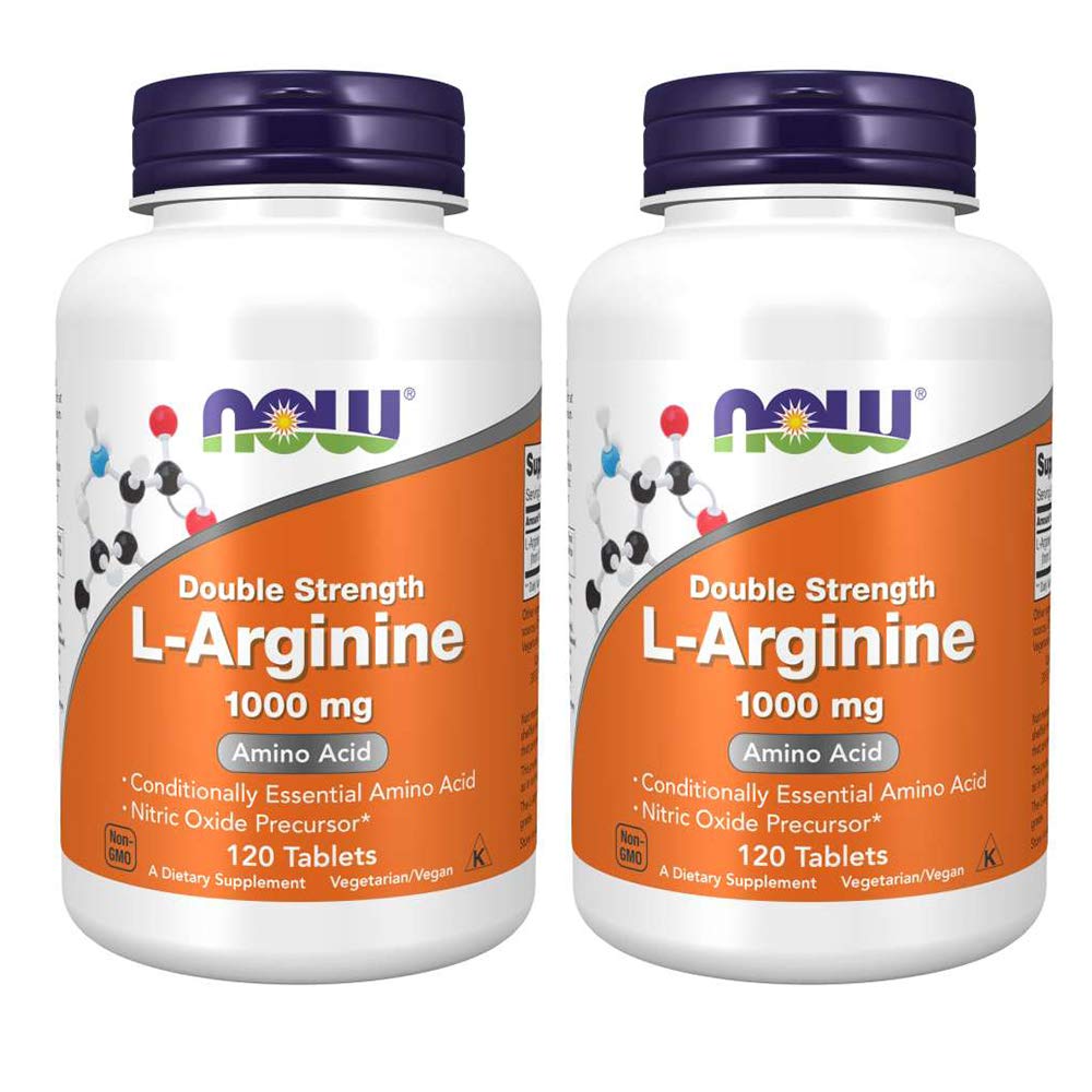 NOW Foods L-Arginine 1000 mg Tablets, 240 Count