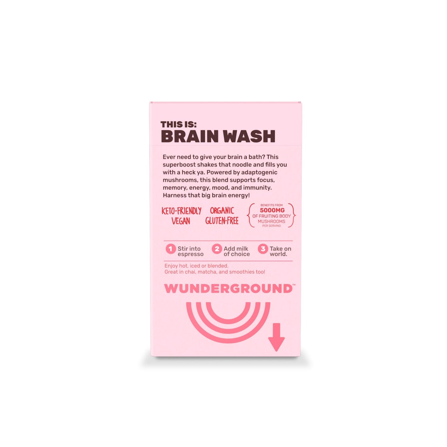 Wunderground Brain Wash Mushroom Superboost Powder 1.7637