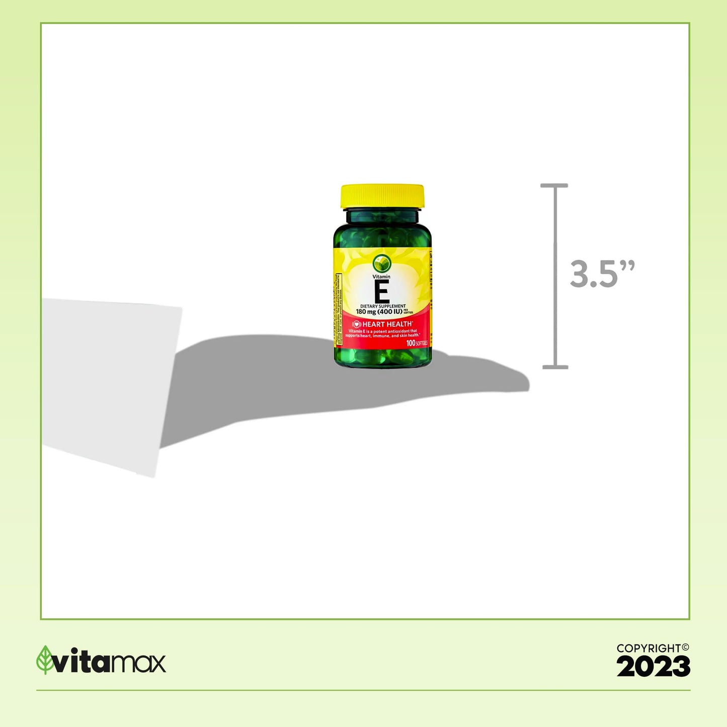 Generic Vitamin E Heart Health Dietary Supplement Softgels 200