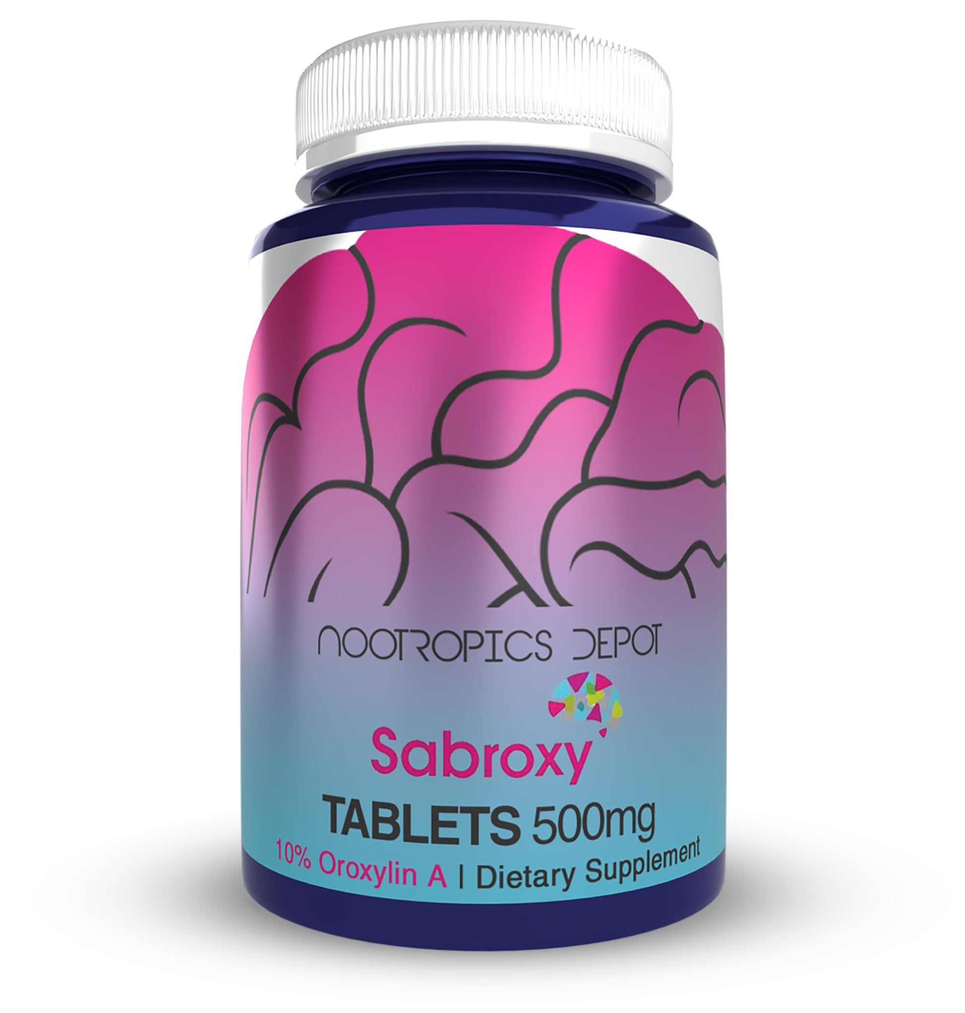 Nootropics Depot Sabroxy Tablets 500mg, 30 Count