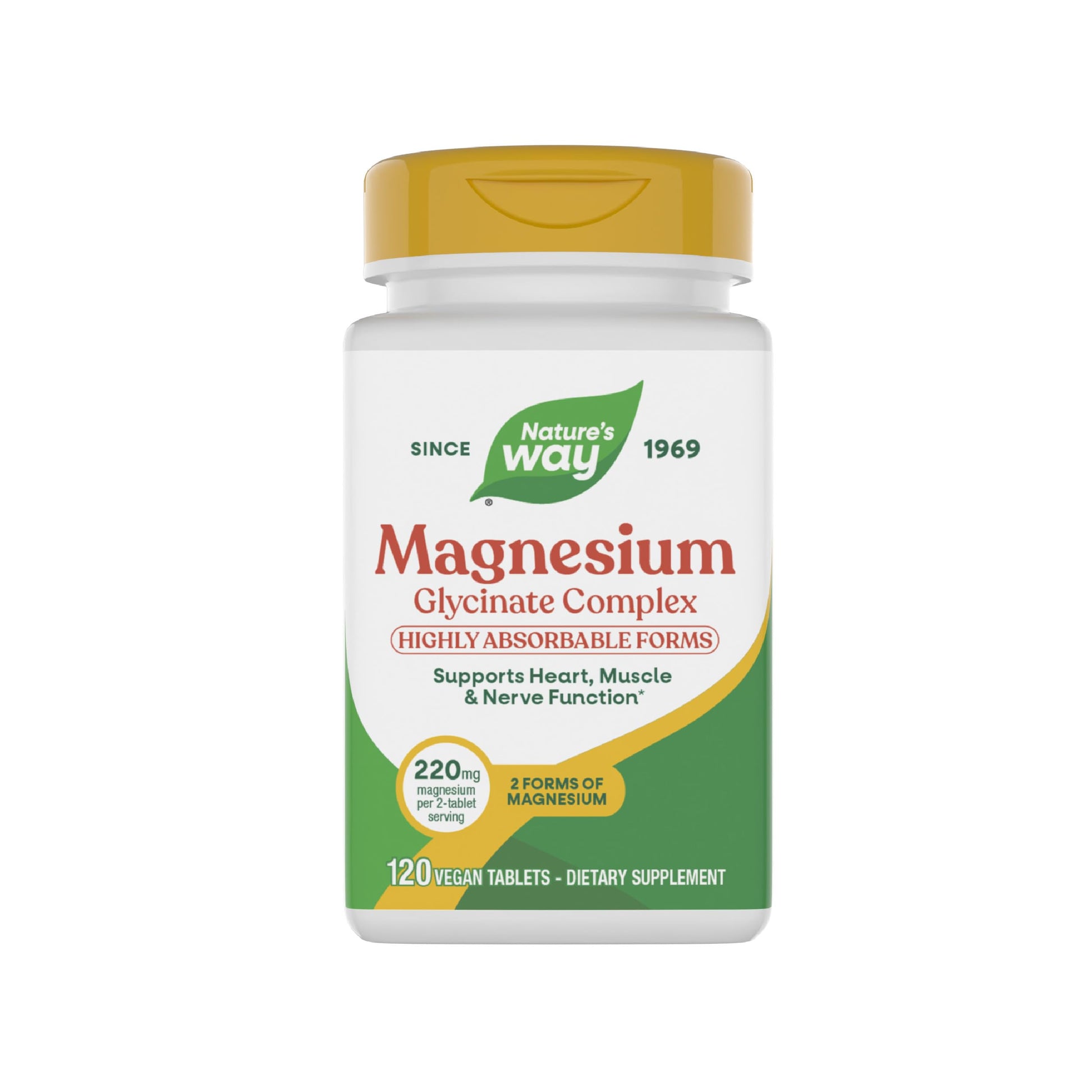 Nature's Way Magnesium Glycinate Complex, 120 Capsules