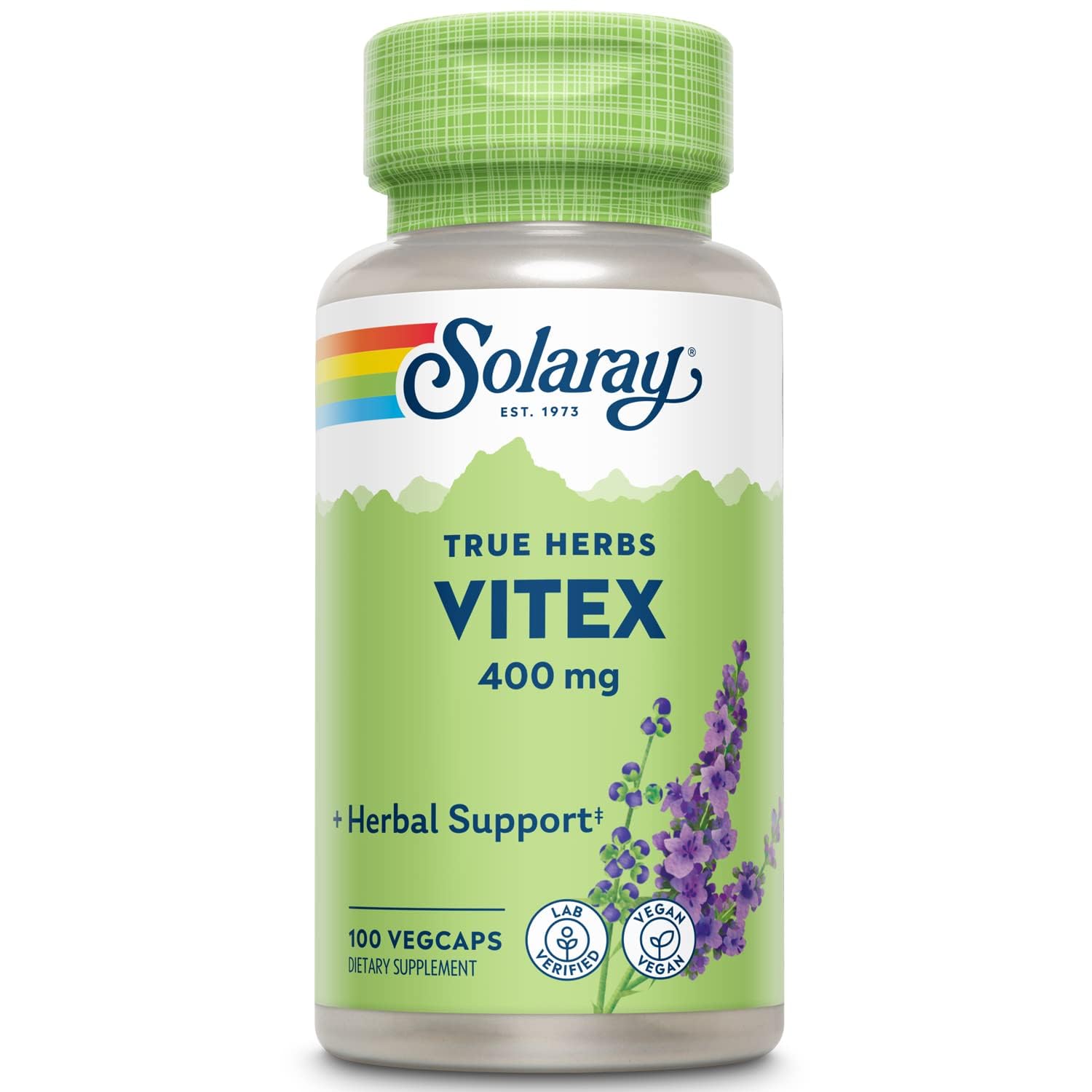 SOLARAY Vitex Chasteberry 400mg Capsules 100
