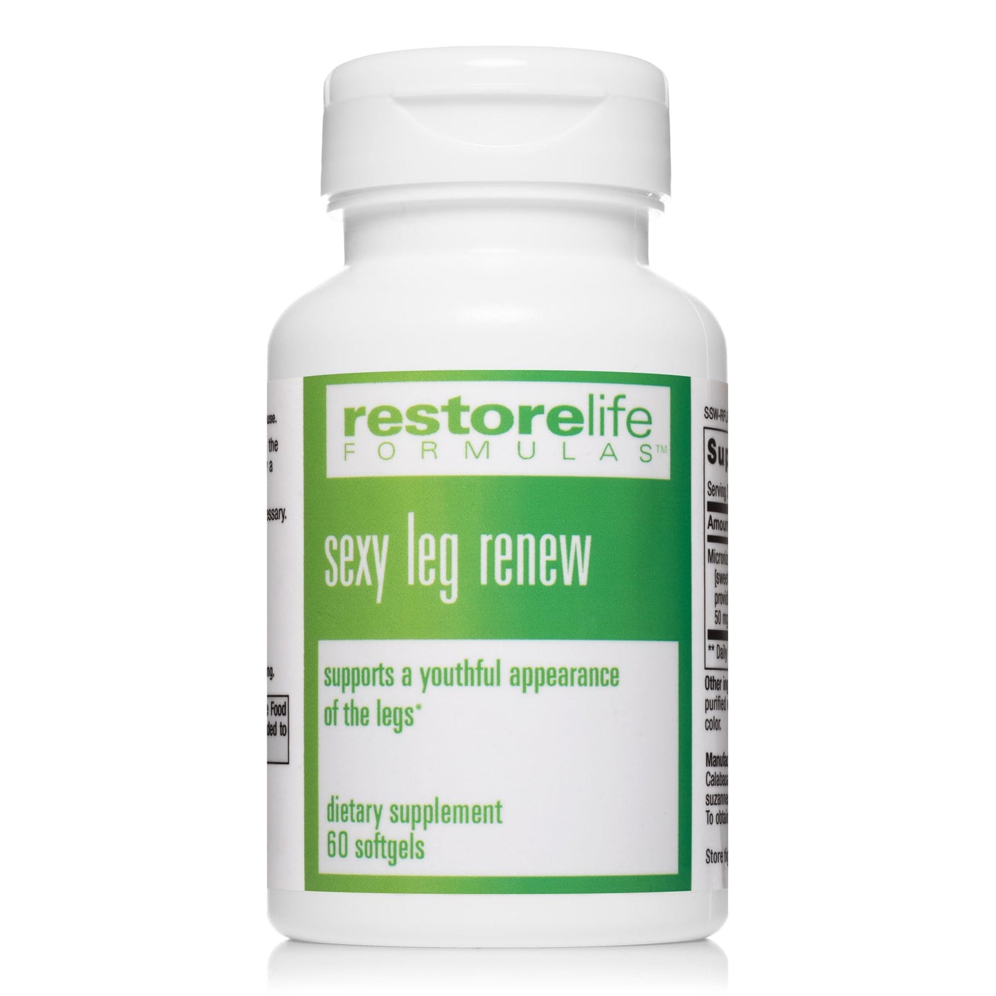 SUZANNE RestoreLife Formulas Sexy Leg Renew 30 Capsules
