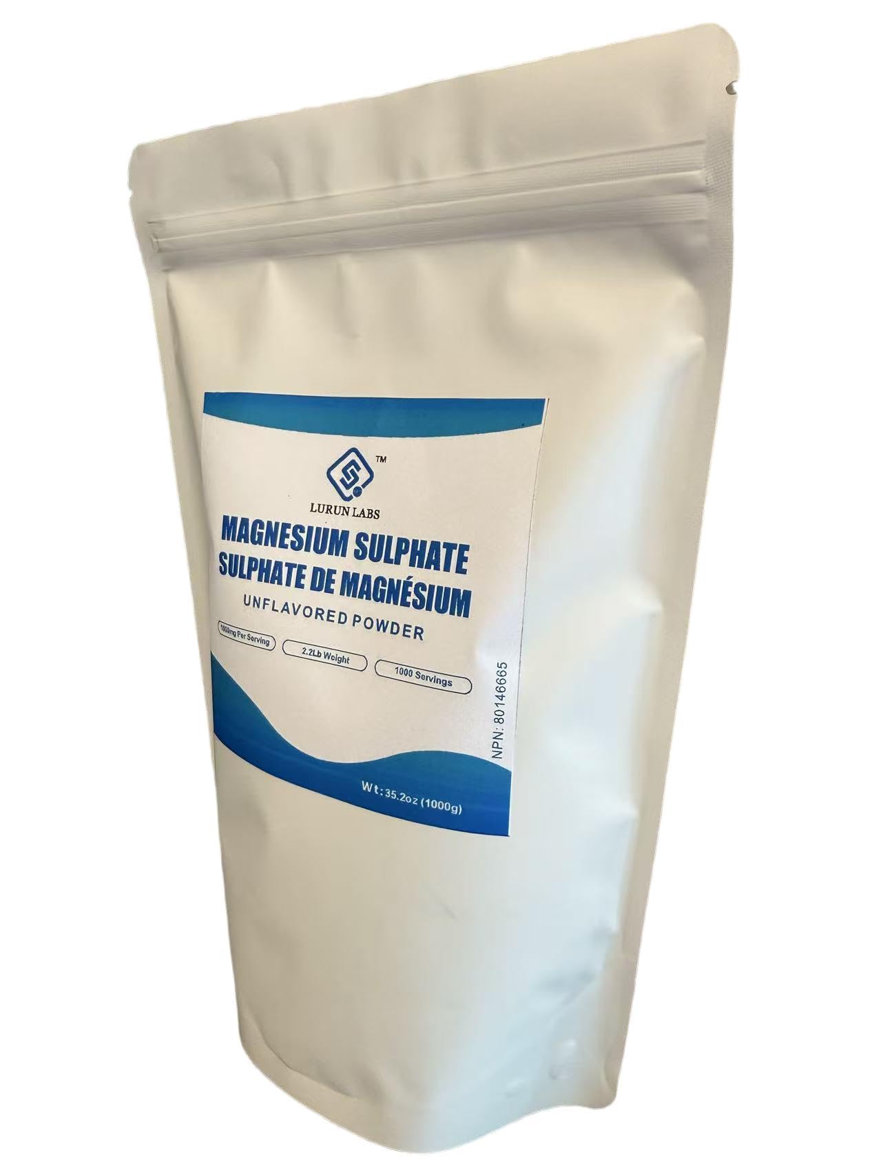 MG LURUN LABS Food Grade Magnesium Sulfate Powder 35.2
