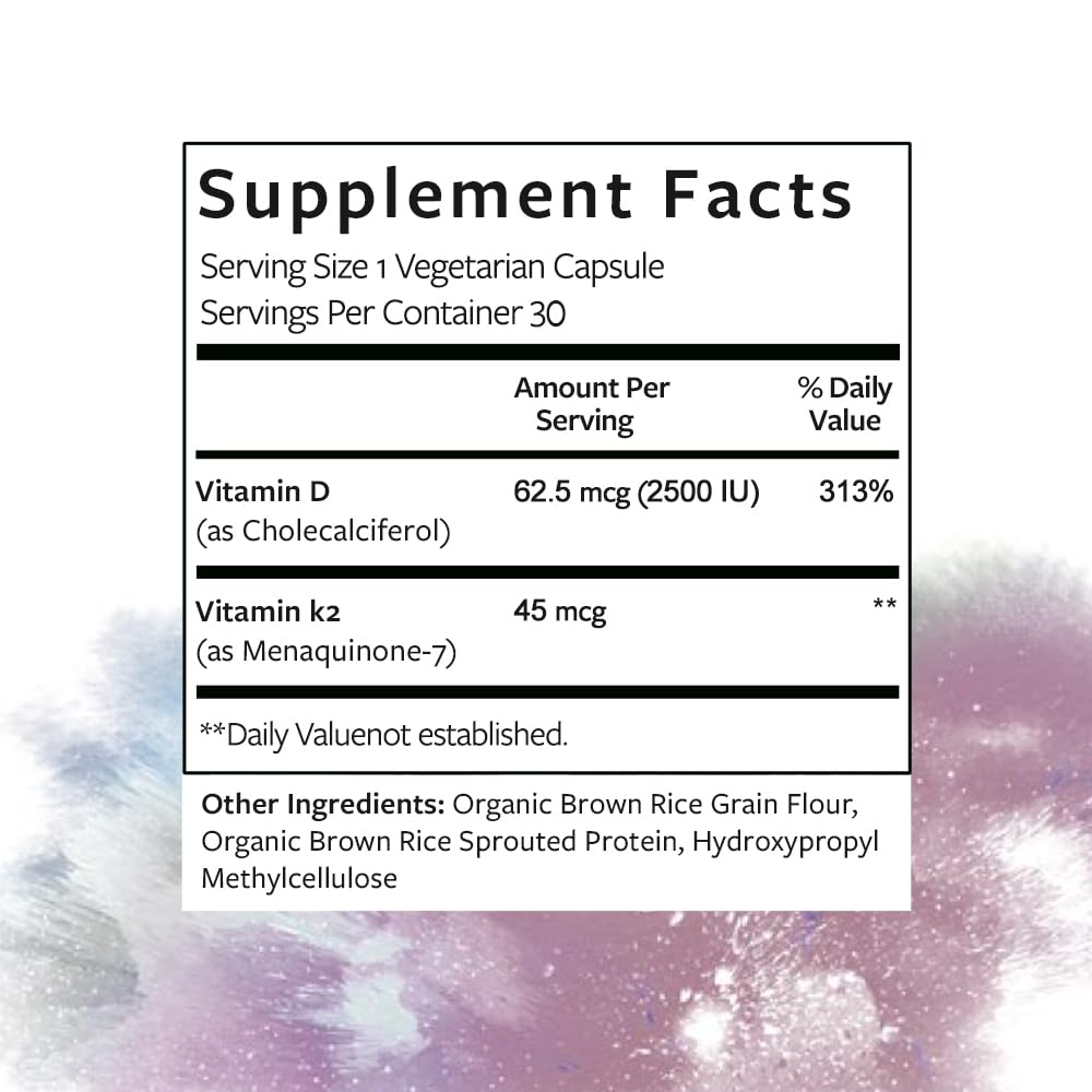 Clean Program Vitamin D3 K2 Capsule 30 Count
