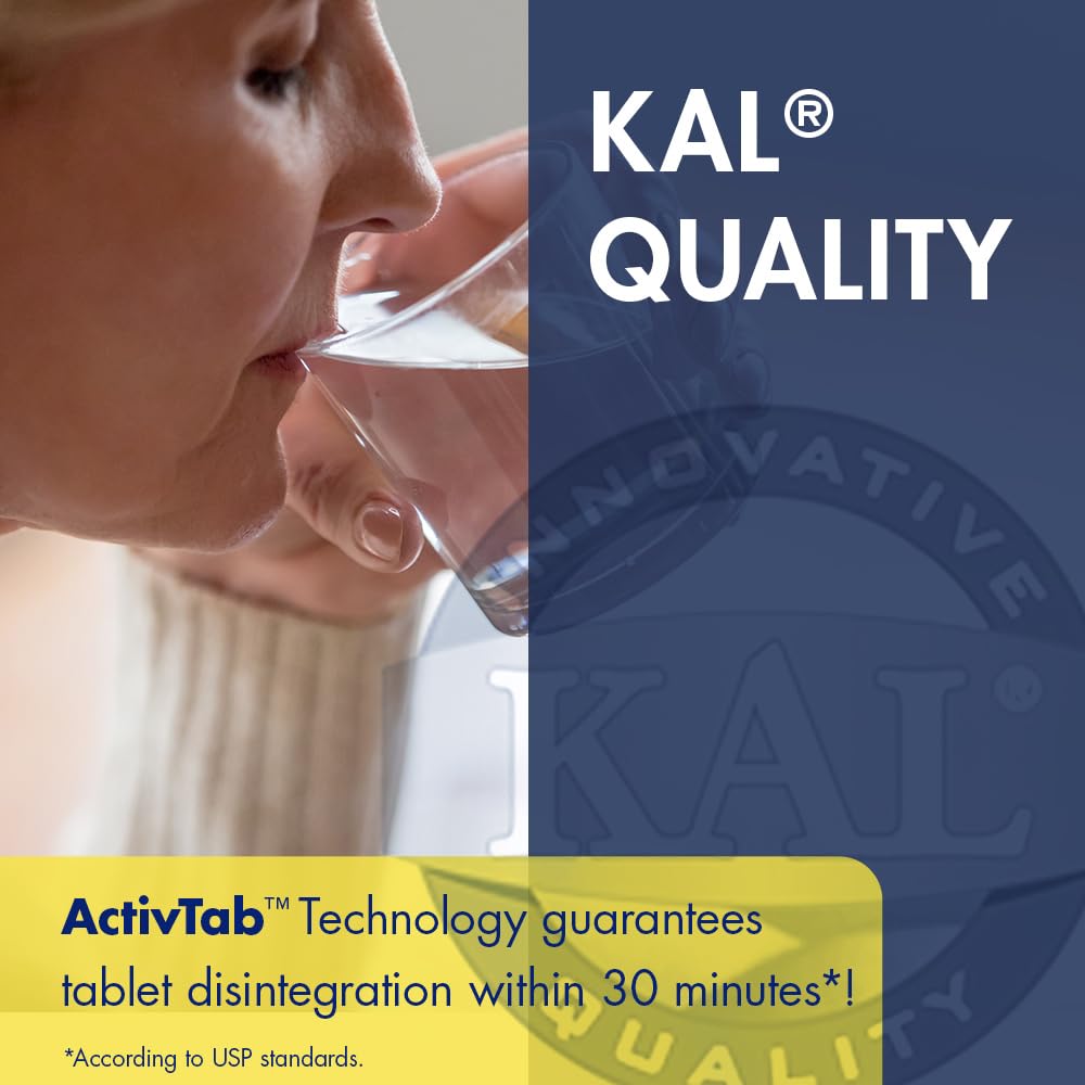 KAL 7-Keto DHEA 50 mg Tablets, 30 Count