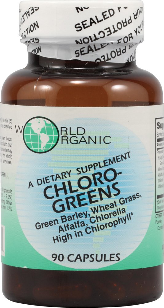 World Organic Chloro Greens 1 Capsule