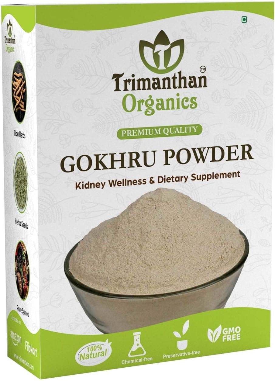 Generic Senta Organics Pure Gokhru Powder/Tribulus Terrestris Powder/Gokshura Powder, 3.53 oz