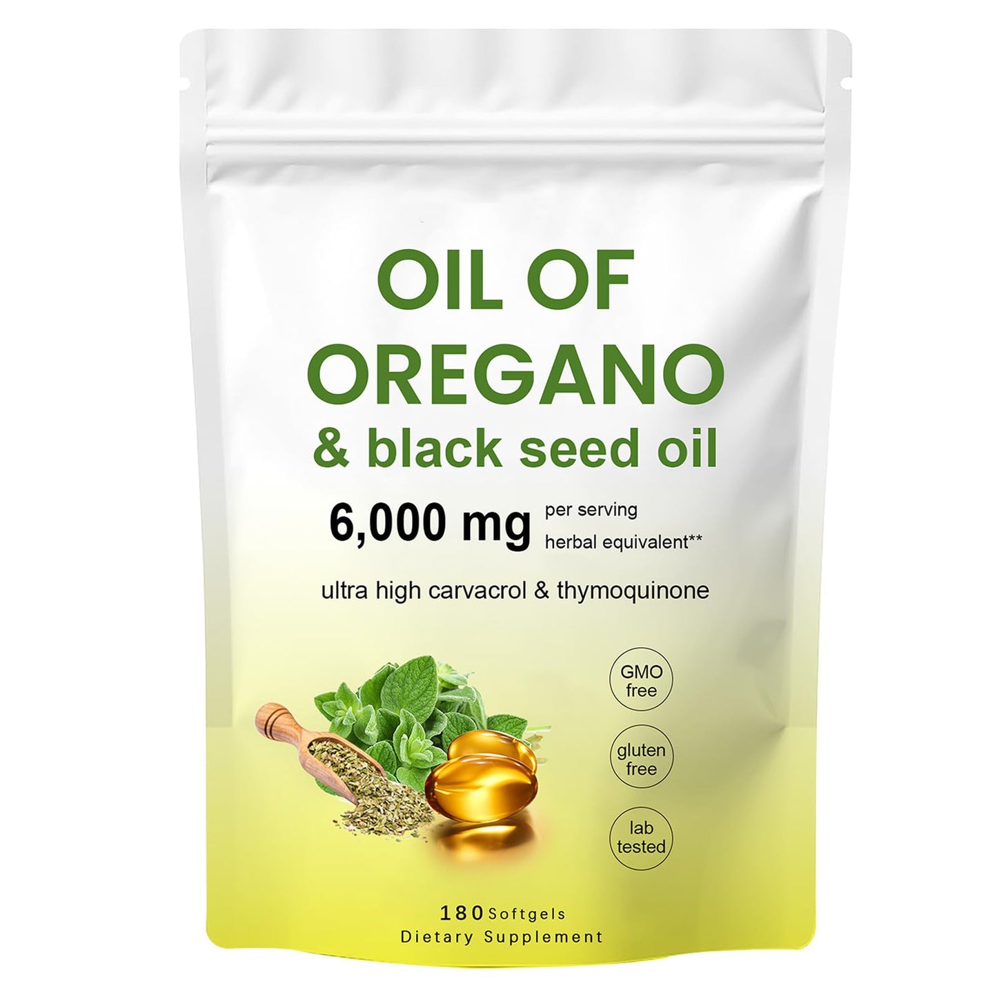 WUJECT Oil of Oregano Softgels, 1 Bag