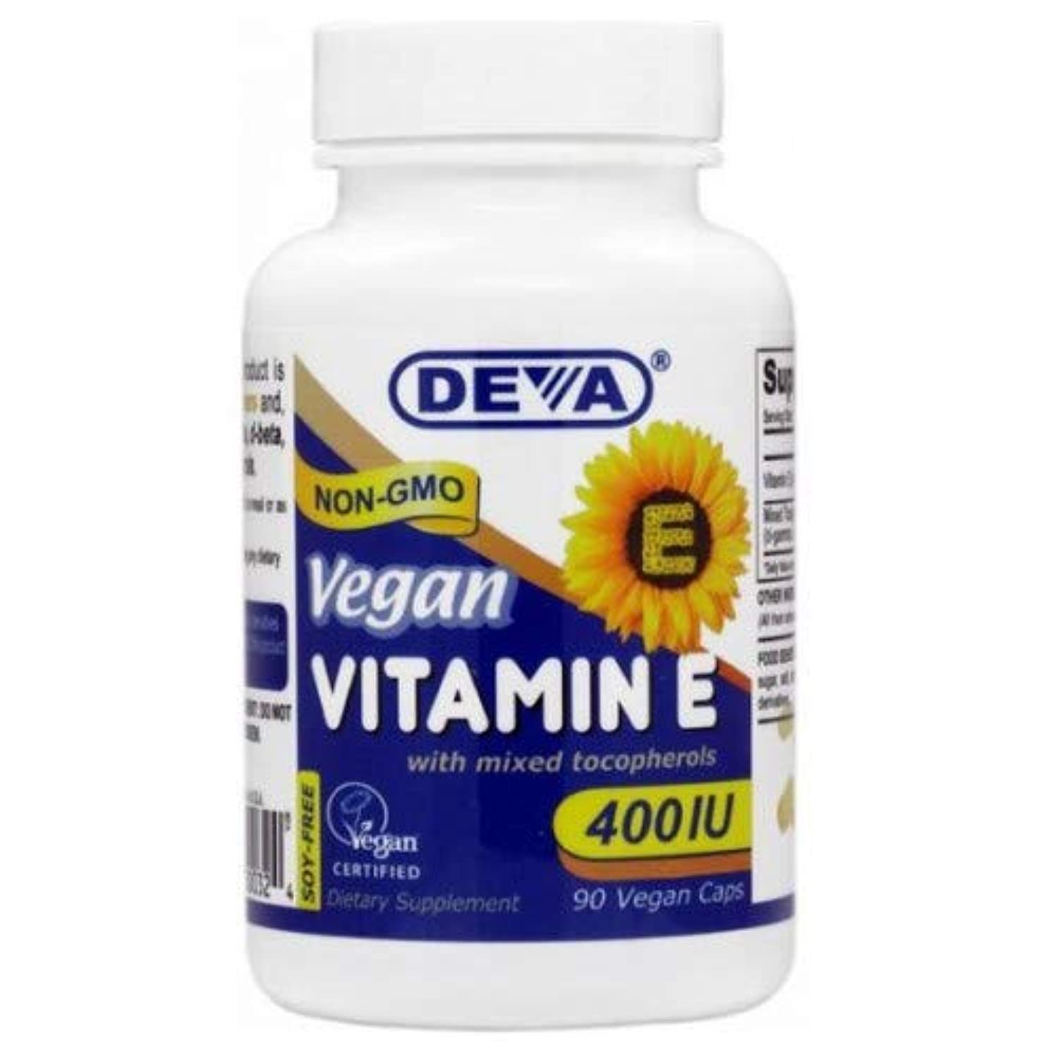 BEVKO Vegan Vitamin E 400 IU Capsules, 90 Count
