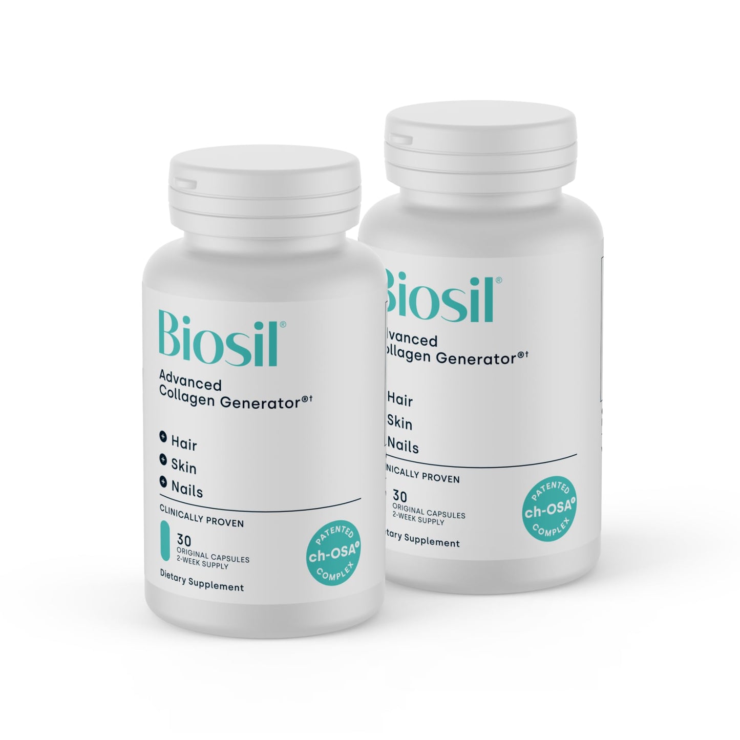 Biosil Collagen Booster Supplement Capsules, 60 Capsules