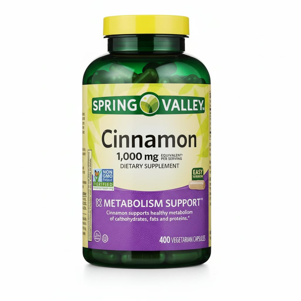 Unique Bundle Store Cinnamon 1000 mg Capsules, 400 Count