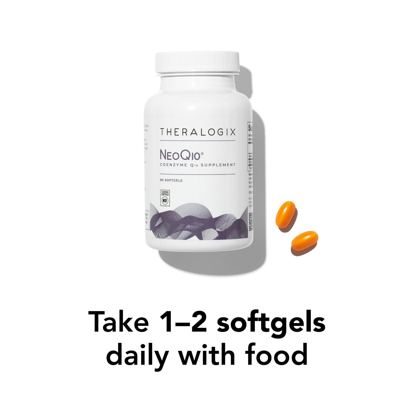 Theralogix NeoQ10 Coenzyme Q10 Supplement Softgels 90
