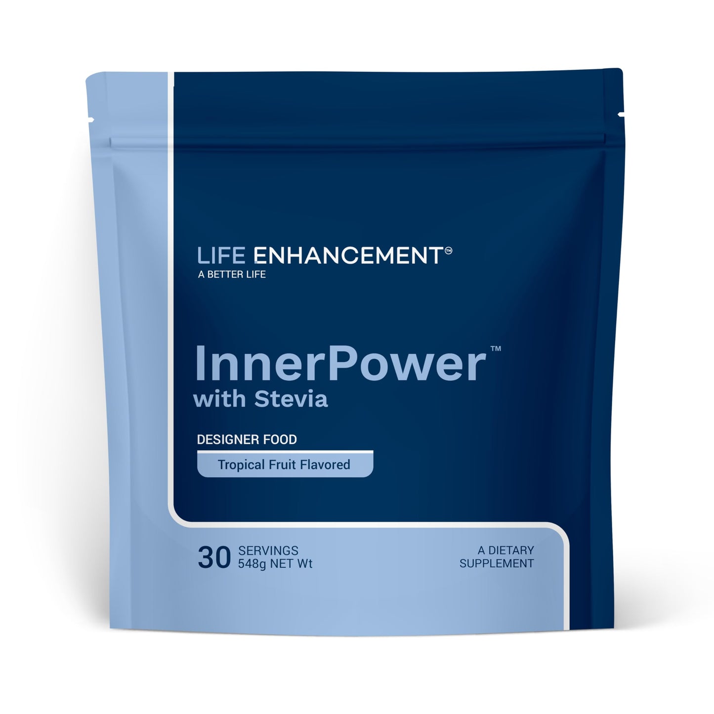 Life Enhancement InnerPower with Stevia Powder, 19.3654 oz