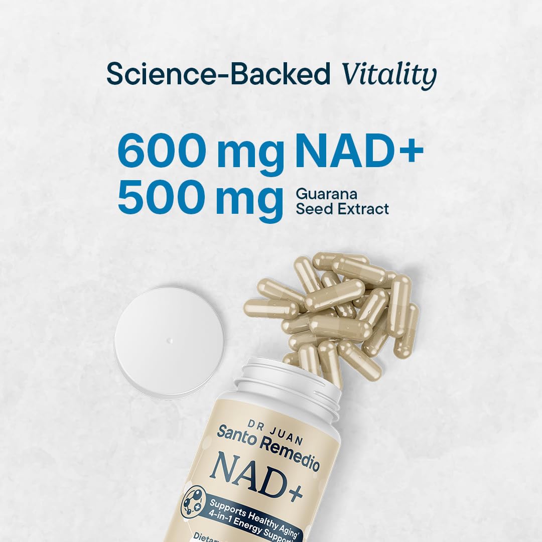 Santo Remedio NAD+ Dietary Supplement Capsule 60 Count