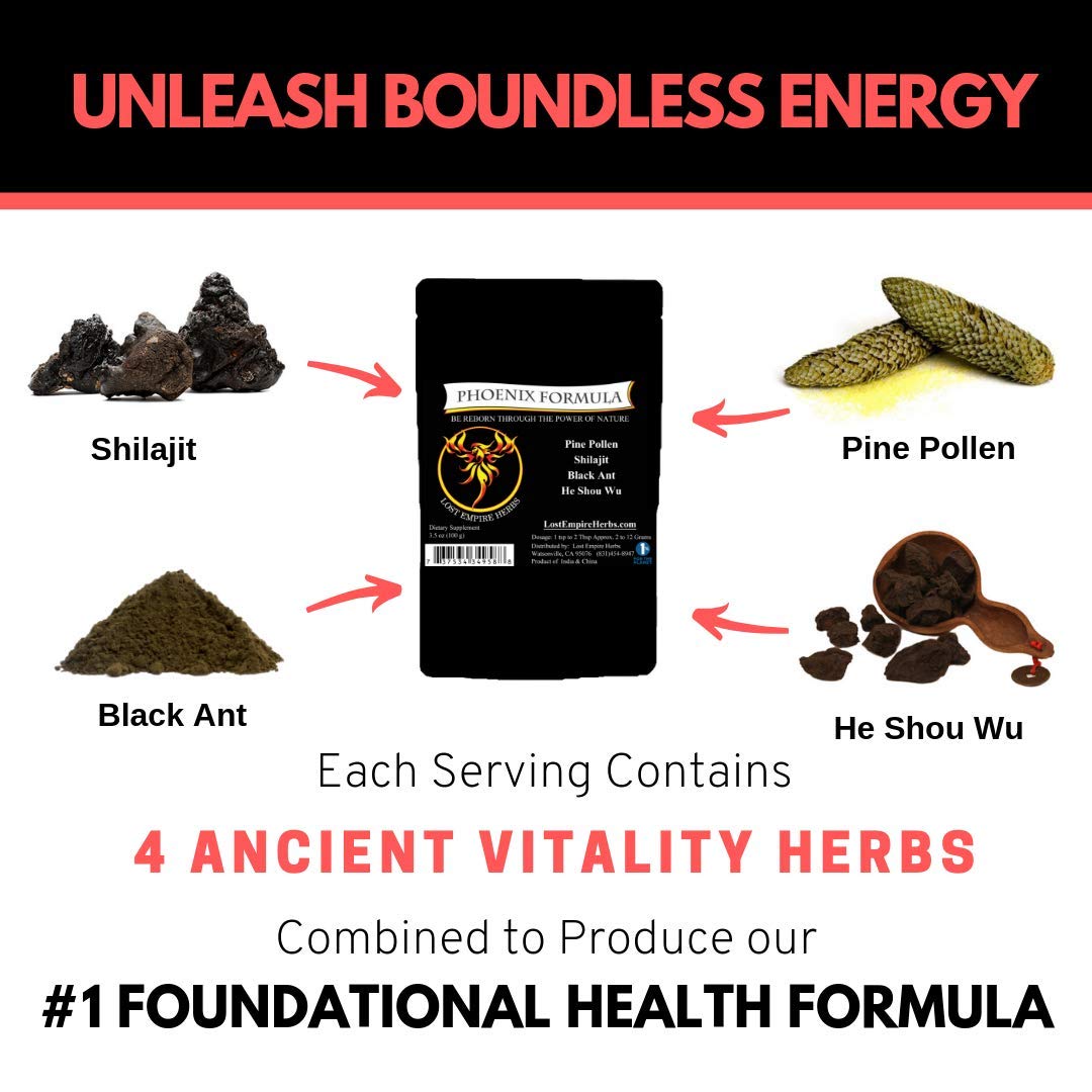 Lost Empire Herbs Phoenix Rejuvenation Formula Powder 3.5 Ounce