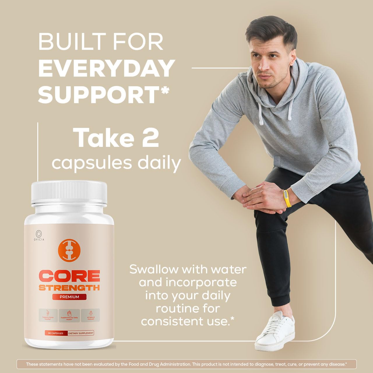 OVICIA Core Strength Capsules 120 Capsules