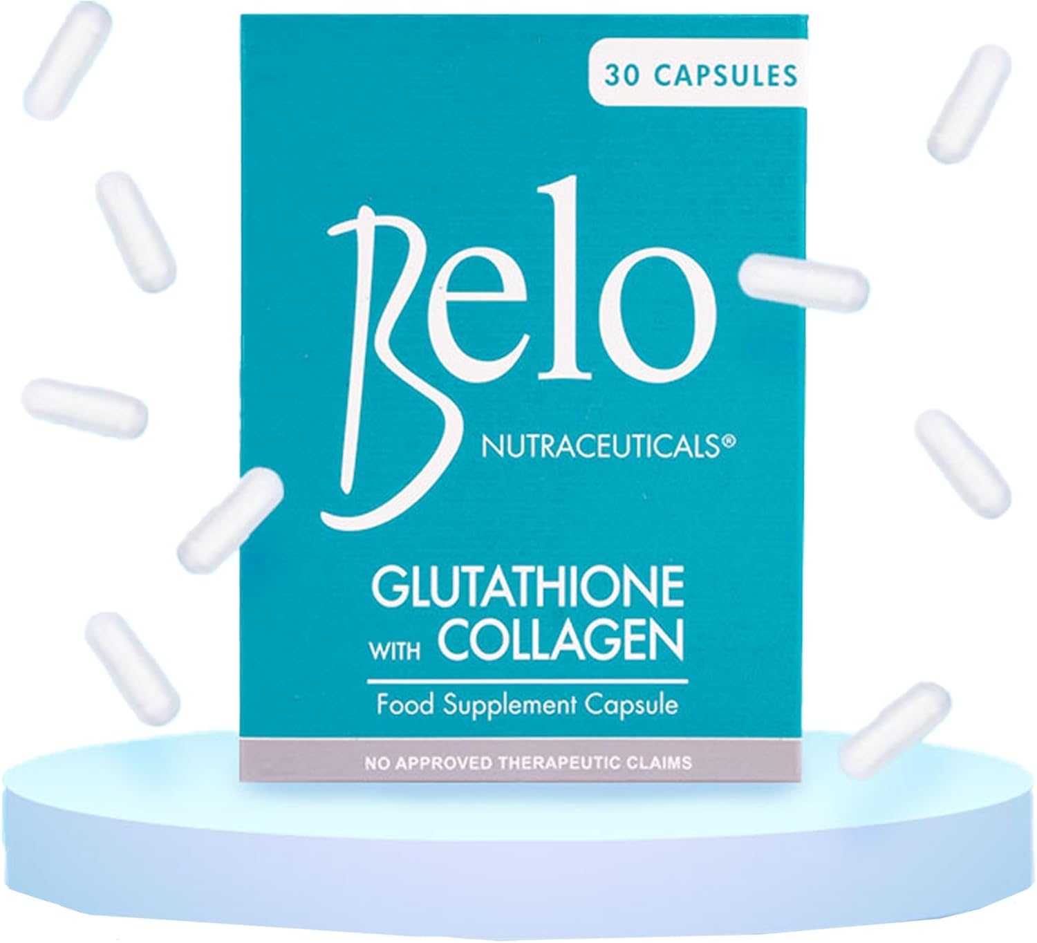 Belo Essentials Glutathione Collagen Advanced Skin Support Beauty Capsule, 30 Capsules