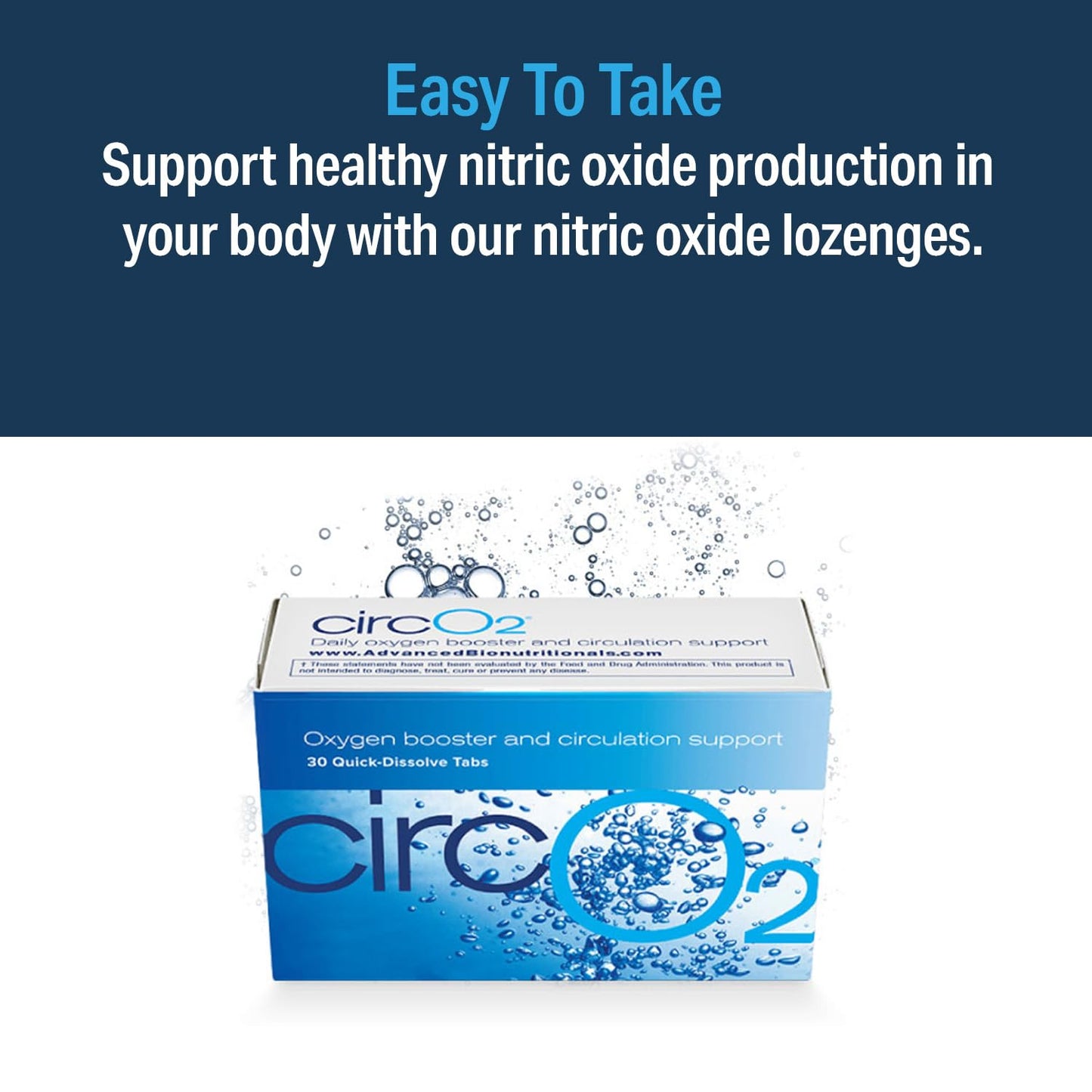 Advanced Bionutritionals Circ02 Nitric Oxide Supplement for Men and Women, Beet Root, L-Citrulline Formula, Non GMO, Gluten Free, Dairy Free, Soy Free, Vegan, 30 Tablets