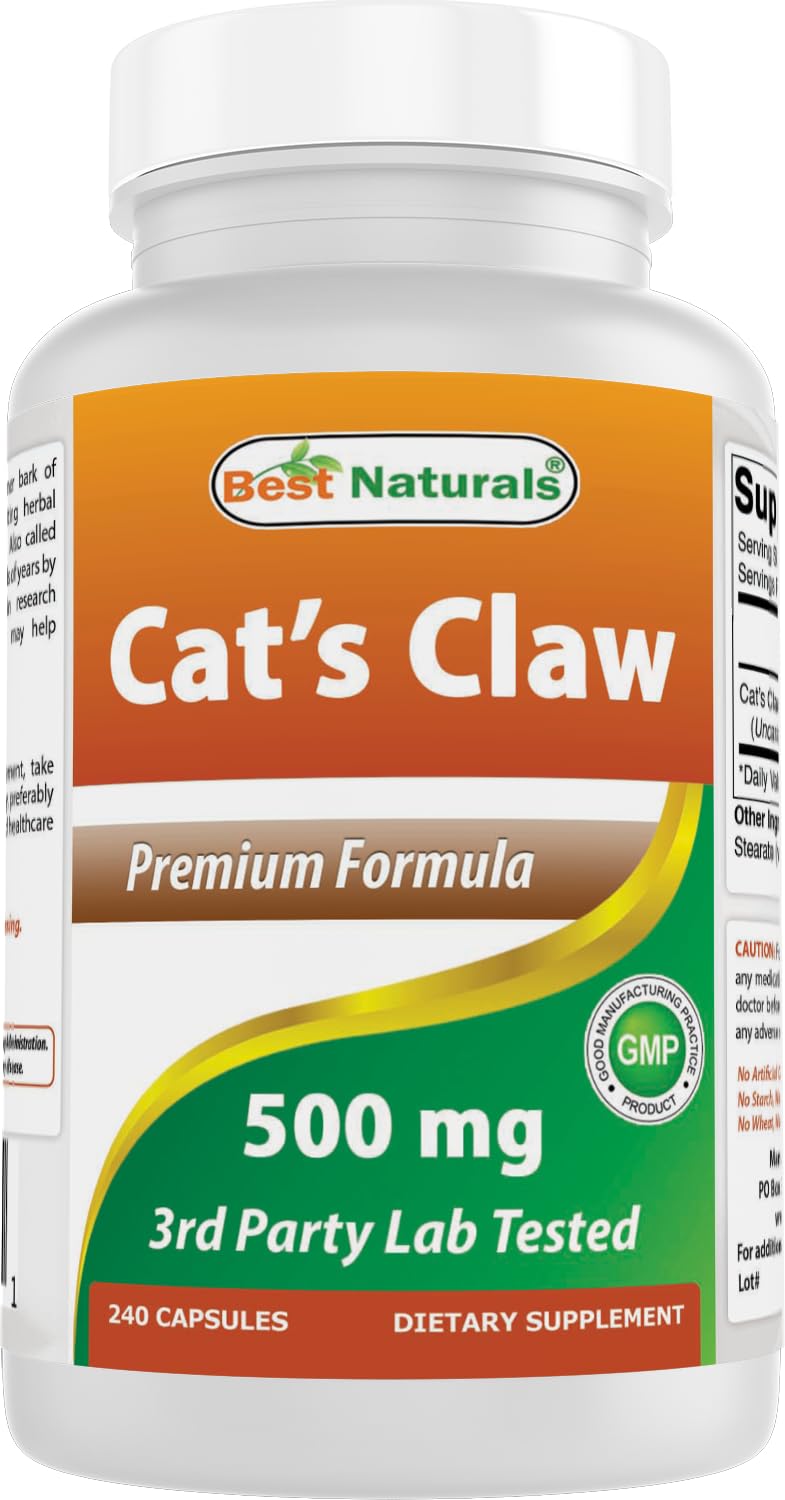 Best Naturals Cat's Claw Capsule 240 Count