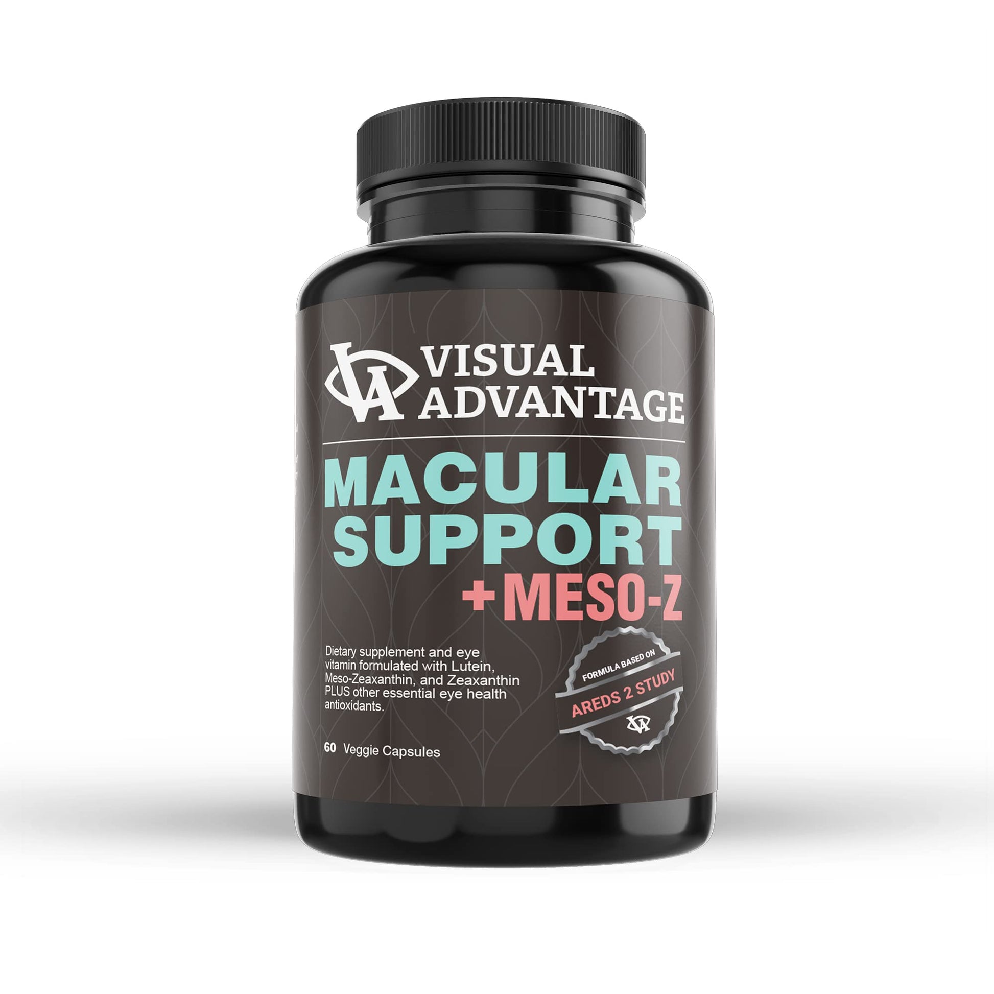 Visual Advantage Macular Support + Meso-Z Blue Light Eye Vitamin with Triple Antioxidants for Advanced Protection Against Digital Screens Capsule, 60 Count