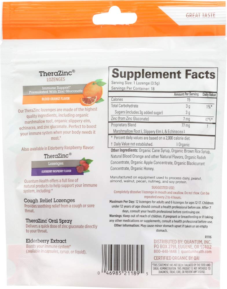 Therazinc Orange Organic Lozenges Tablet 1